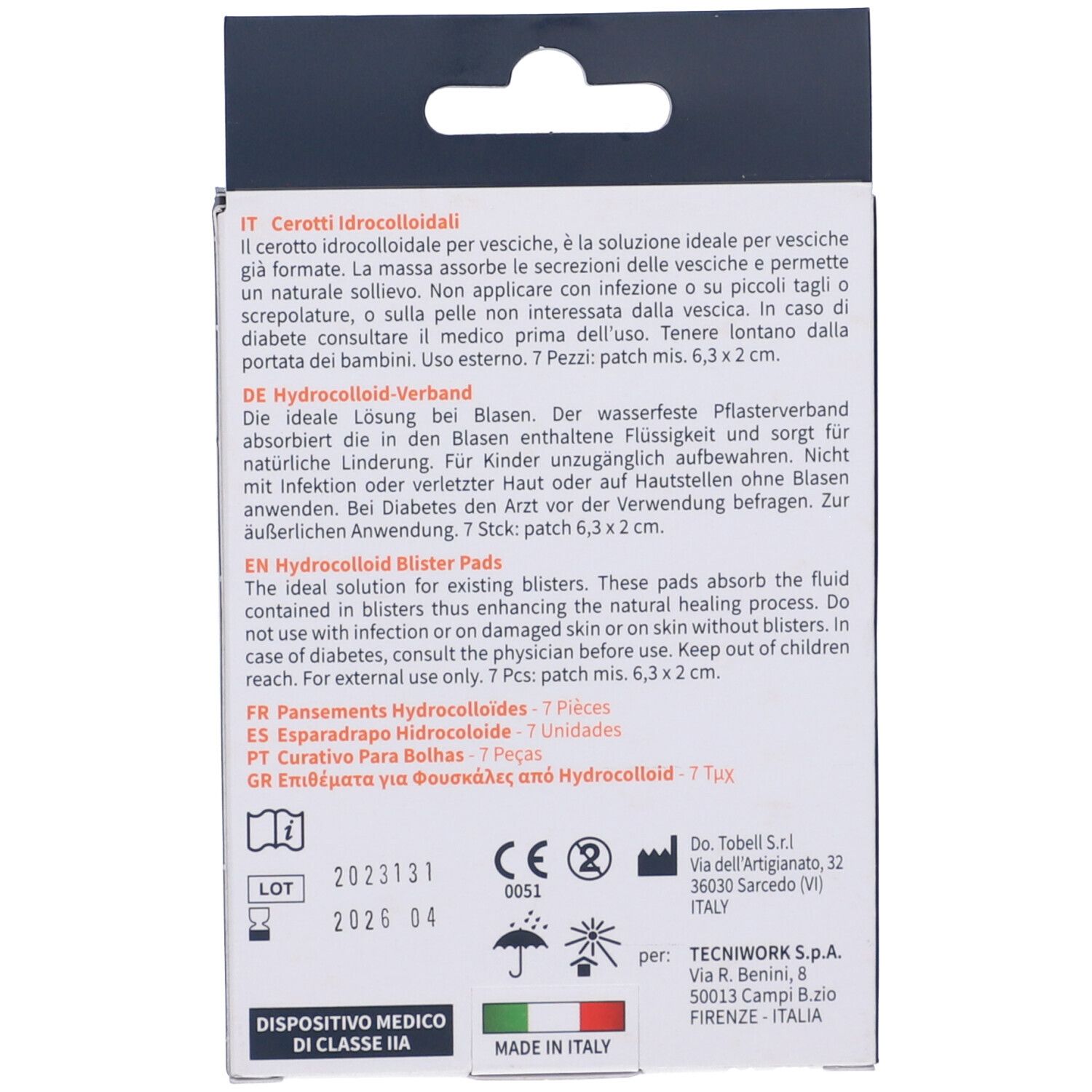 Cerotti Idrocolloidali 7 Pezzi