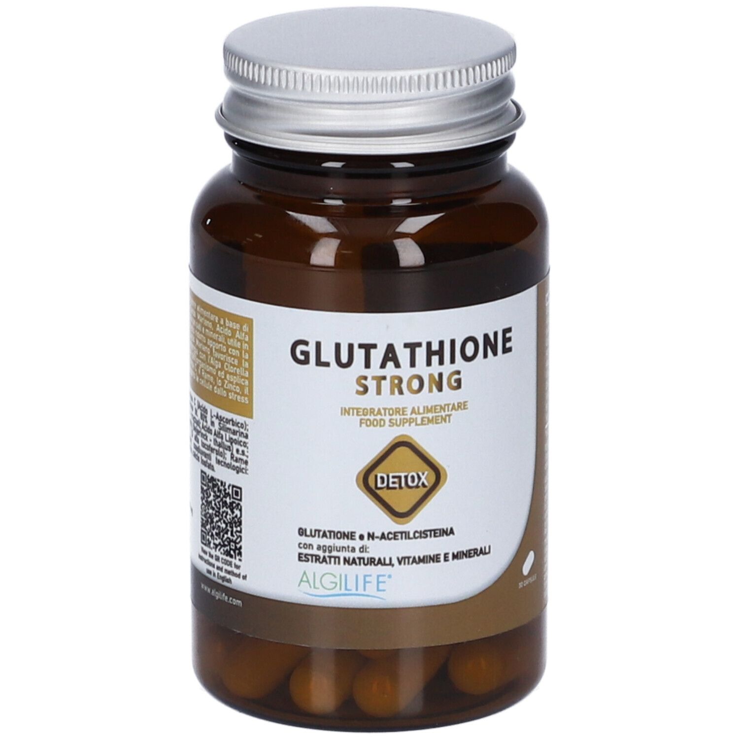 glutathione integratore L-Glutathione 250mg, LongLife Glutathione Plus by Natur srl is a supplement that contributes to the protection of cells from oxidative stress. Glutathione Liposomal - 60 Stick