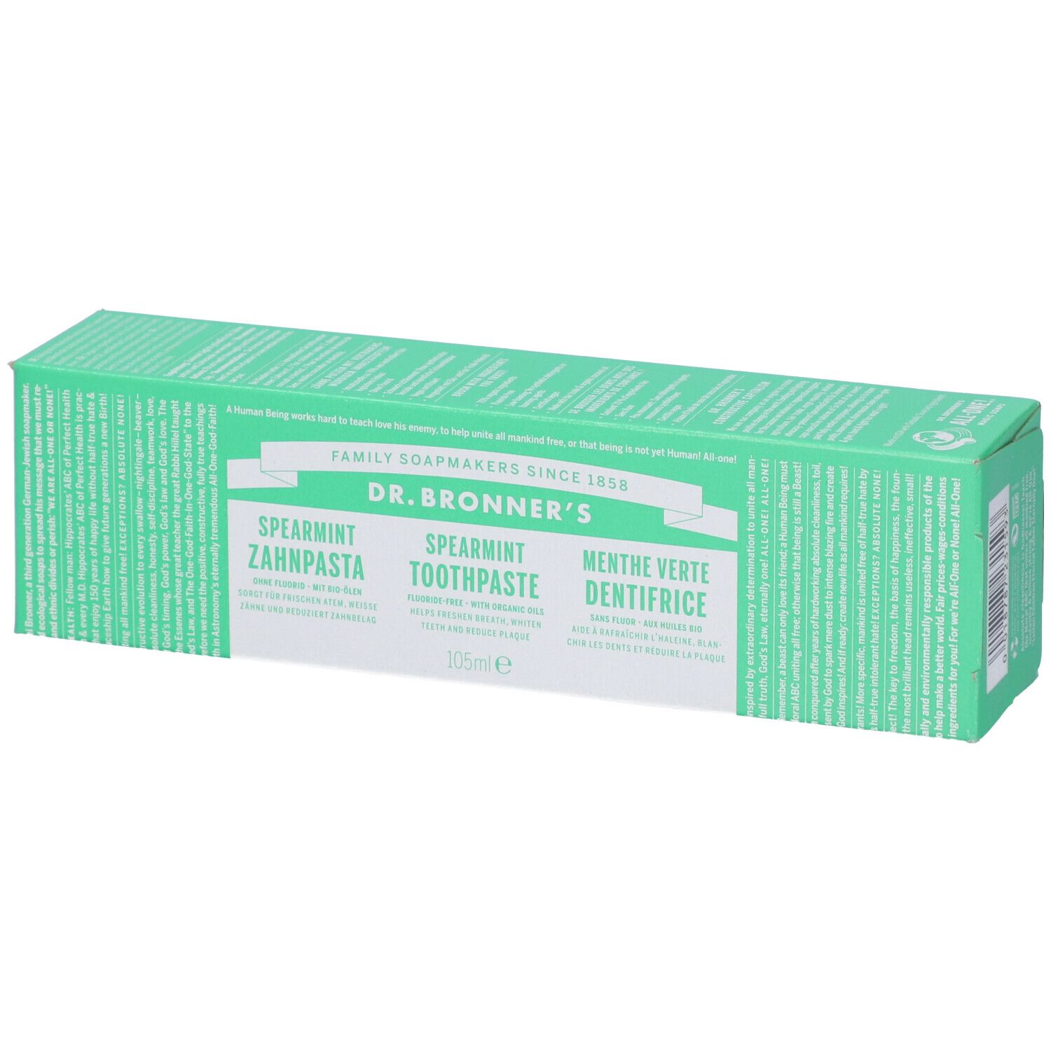 Dr. Bronner’s Dentifricio All-One Menta Verde