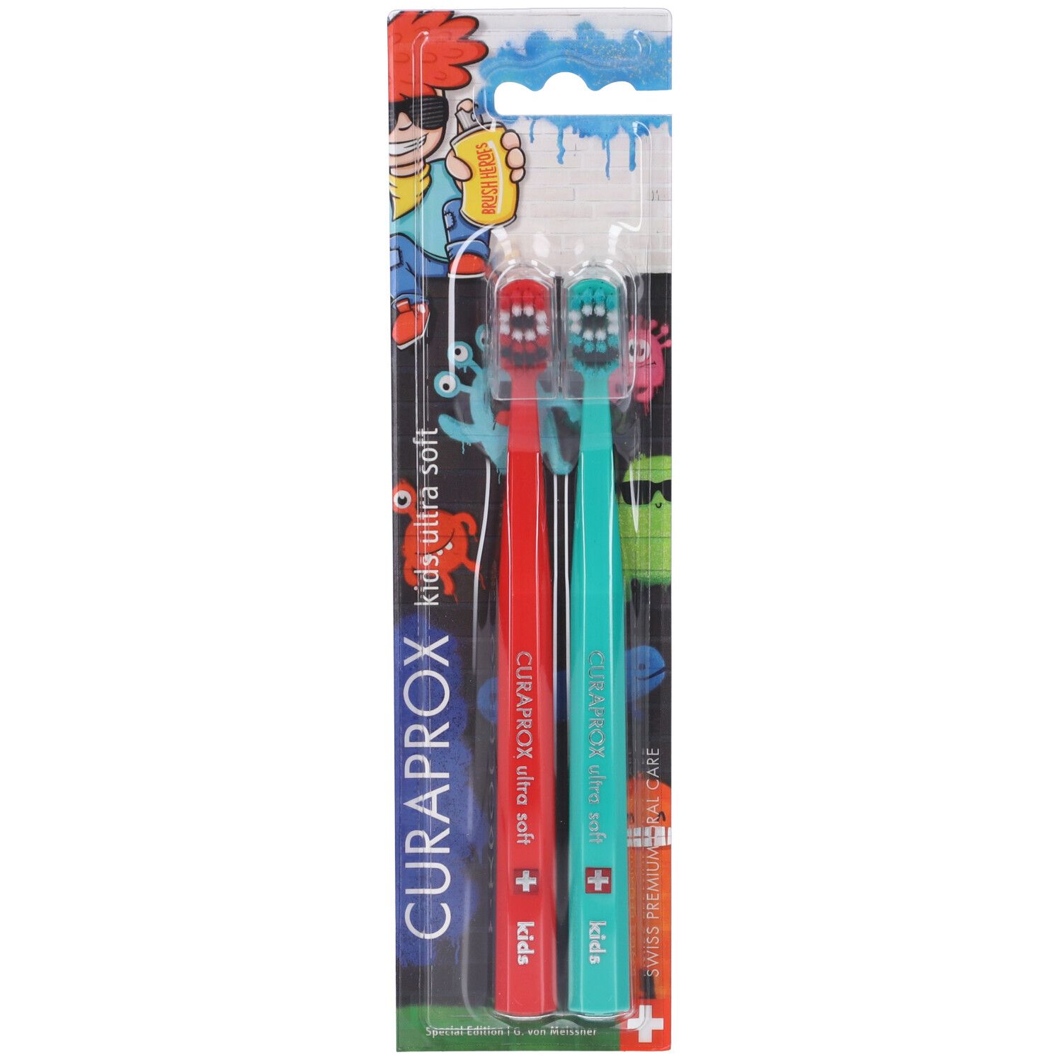 Kids Toothbrush Duo Graffiti Edition 2023 2 Spazzolini