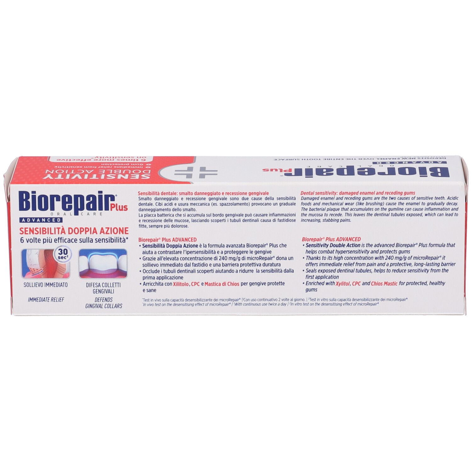 Biorepair Plus Advanced Sensibilita' Doppia Azione 75 Ml