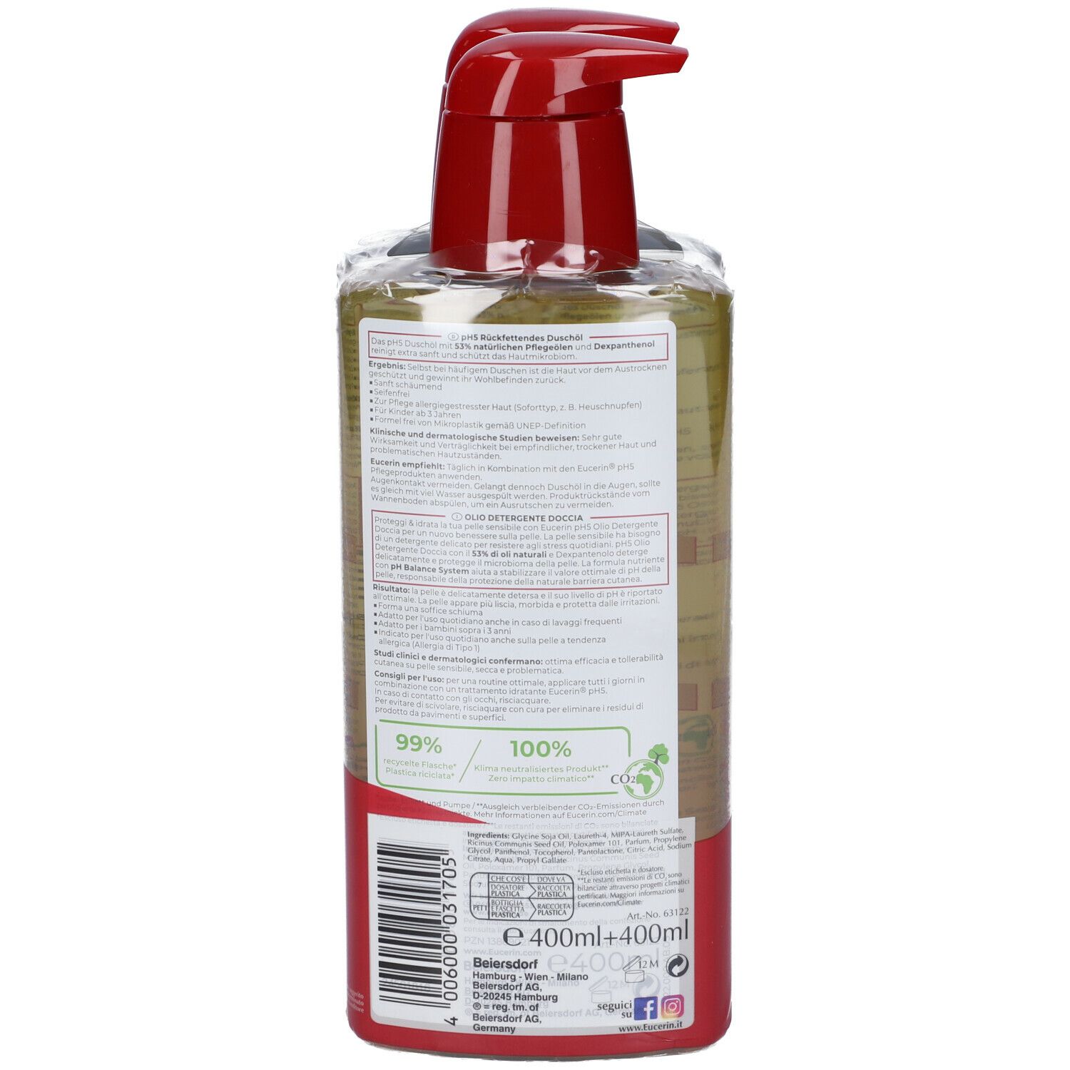 Eucerin Ph 5 Olio Detergente Doccia