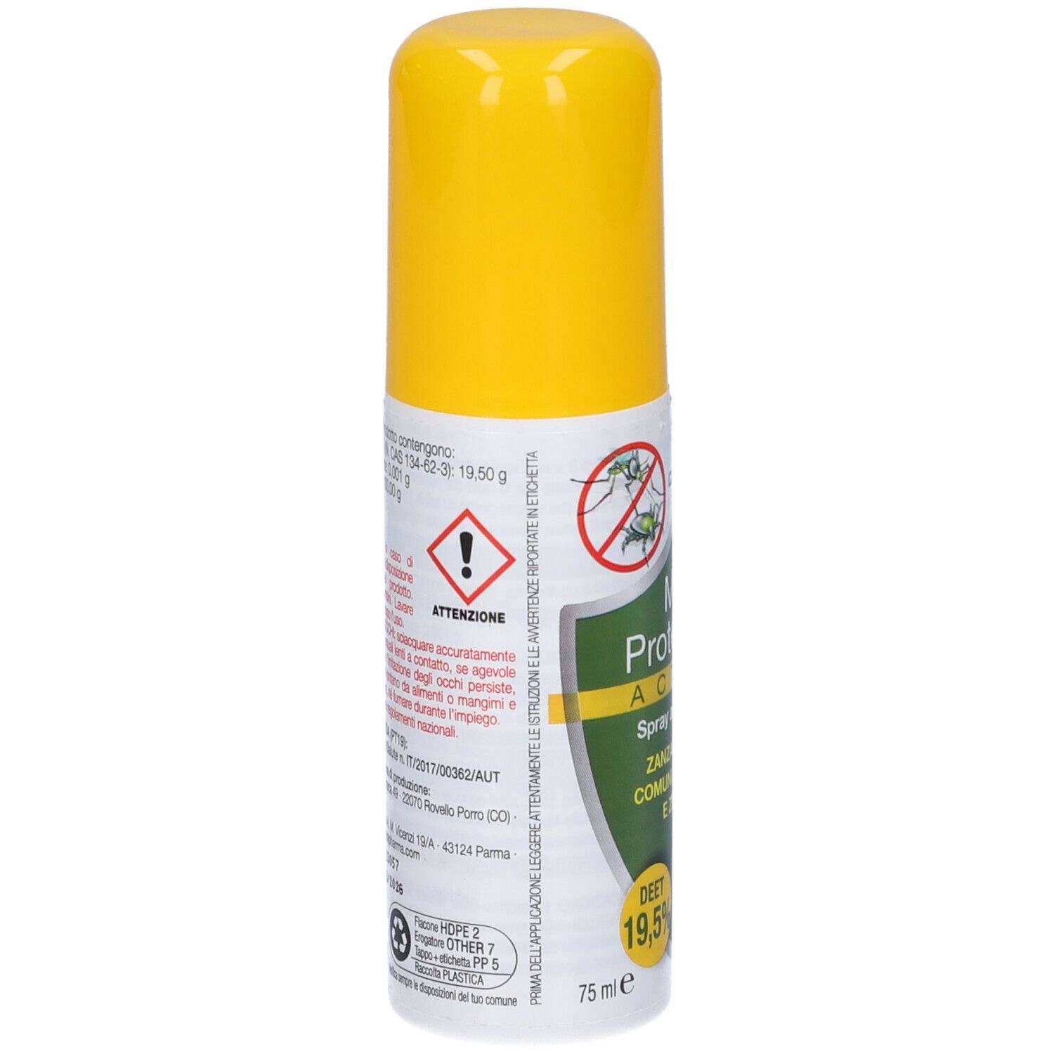 Colpharma Spray Repellente Antizanzare Max Protection Active 75 Ml