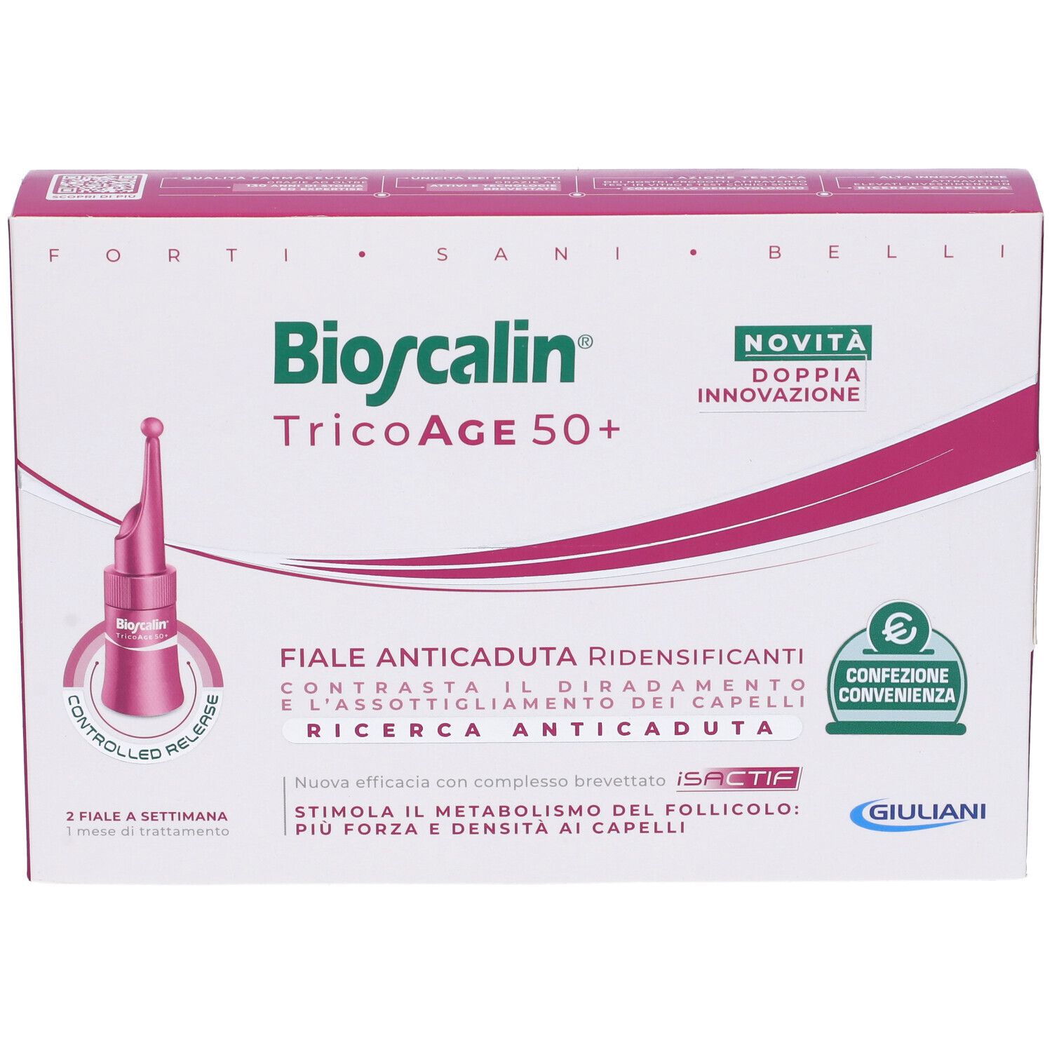 Bioscalin TricoAge 50+ Fiale Anticaduta Ridensificanti 1 Pz - Redcare