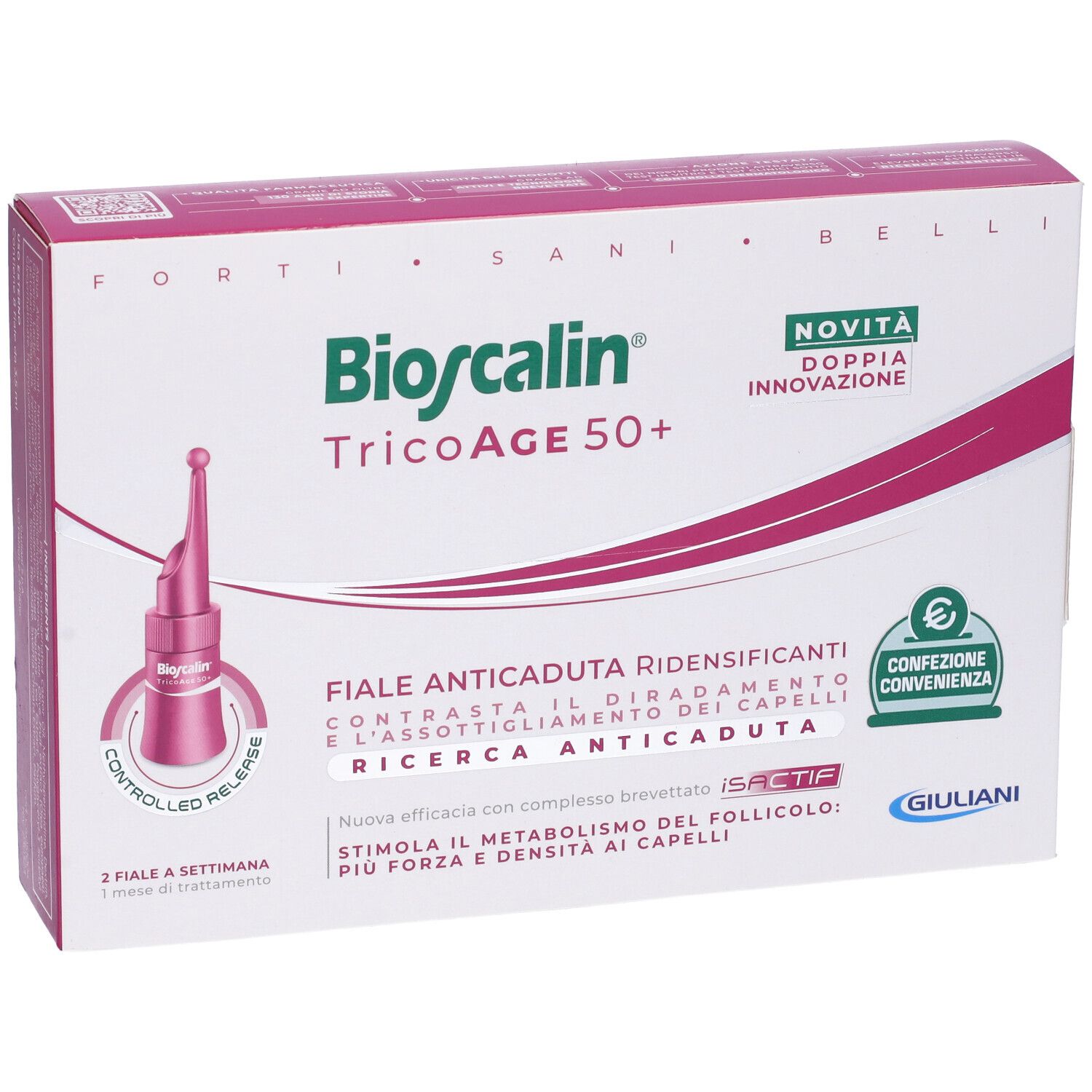 Bioscalin TricoAge 50+ Fiale Anticaduta Ridensificanti 1 Pz - Redcare