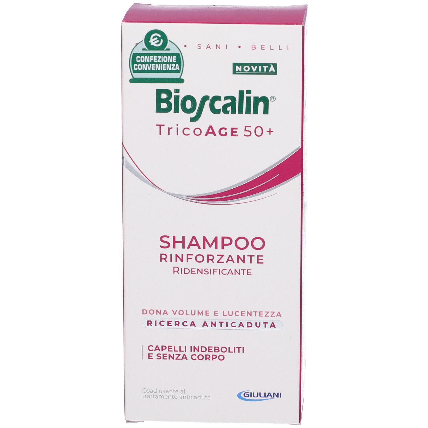 Bioscalin TricoAge 50+ Shampoo Rinforzante Ridensificante