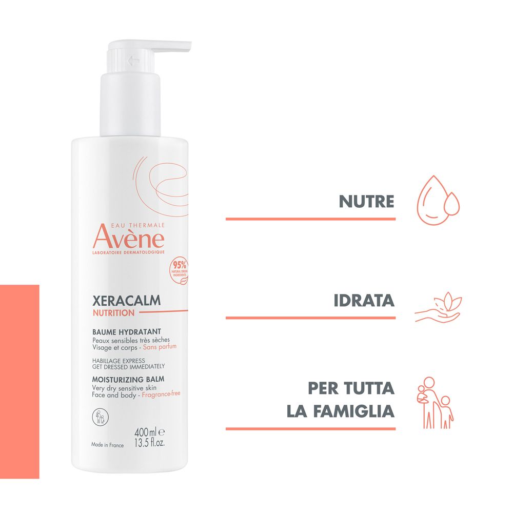 Avène Xeracalm Nutrition Balsamo: Nutre, idrata, per tutta la famiglia.