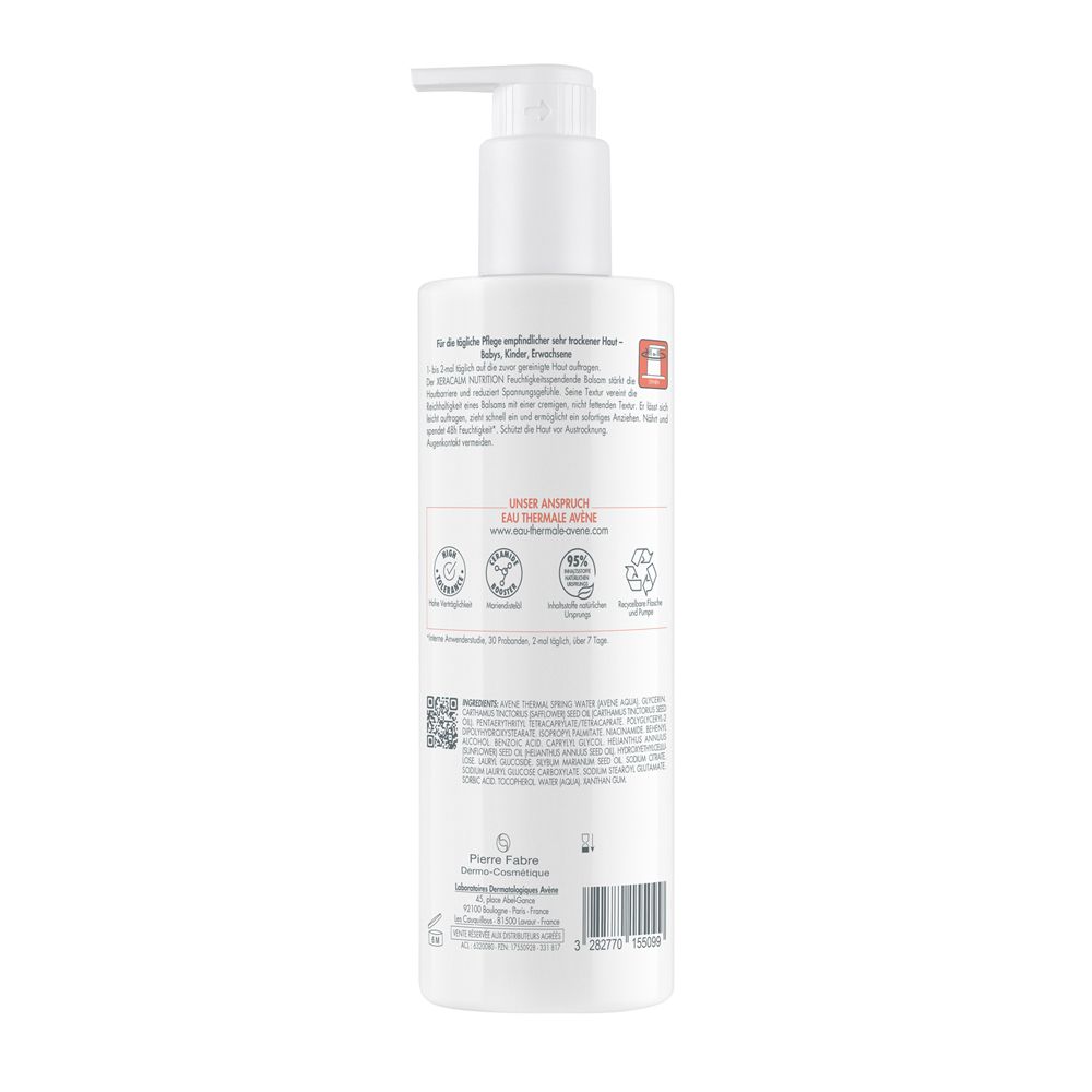 Avène Xeracalm Nutrition Balsamo: Flacone 400ml con pompa.