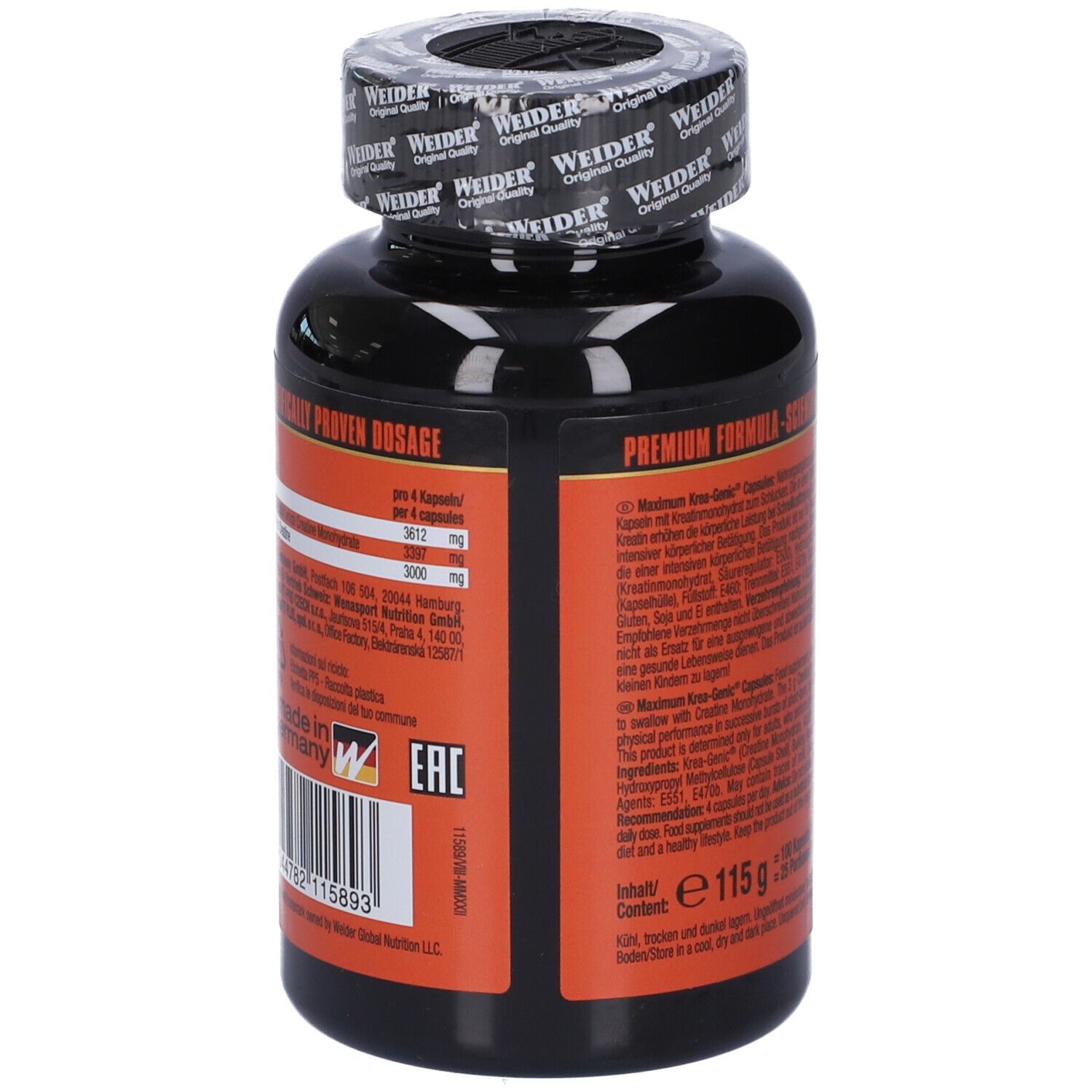 Weider Maximum Krea-Genic Creatina Capsule