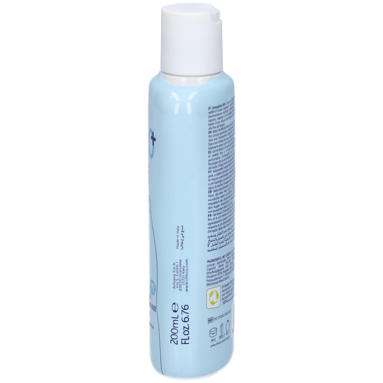 Chicco Natural Sensation Baby Detergente Corpo e Capelli