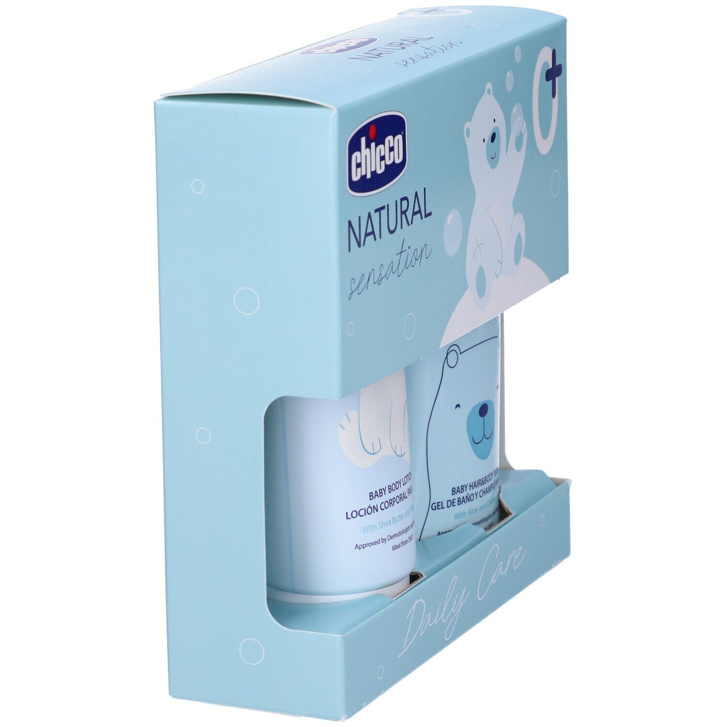 Chicco Natural Sensation Baby Crema Corpo + Detergente Corpo e Capelli 1 pz