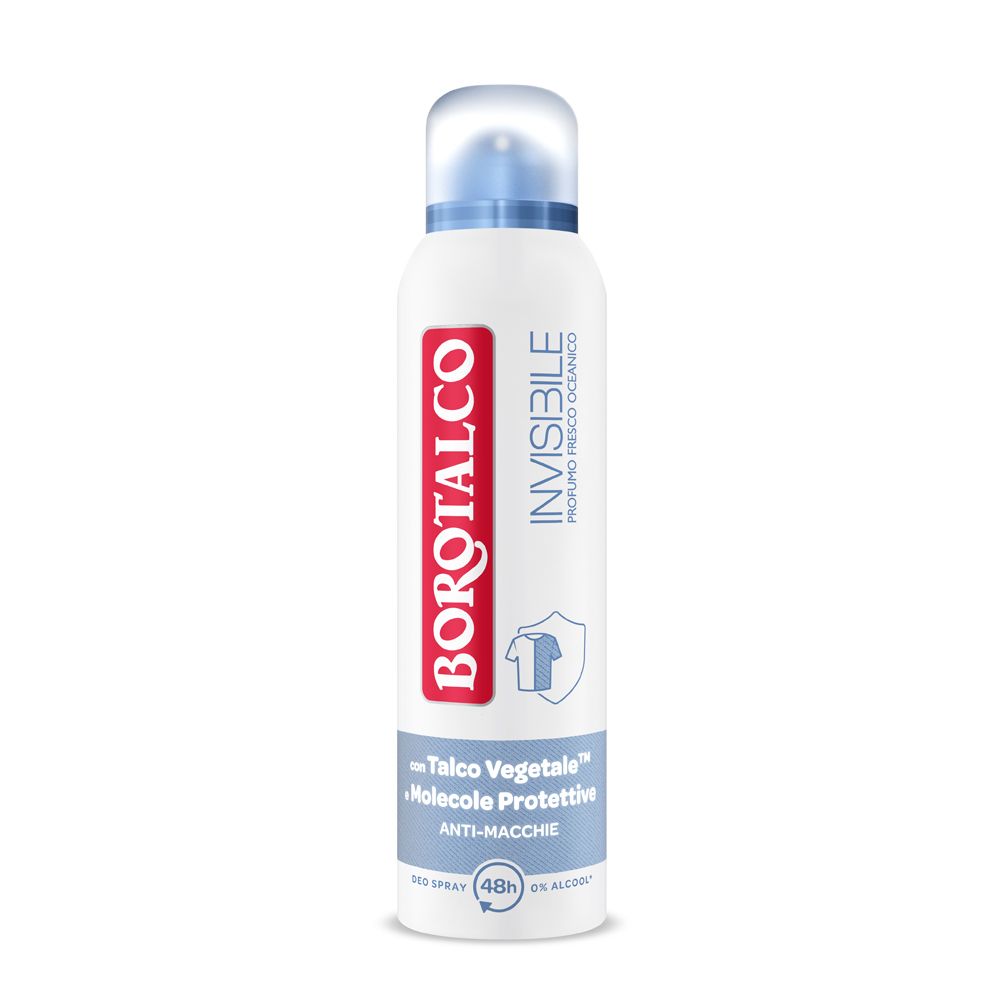 Borotalco Deodorante Invisibile Azzurro Spray (150ML)