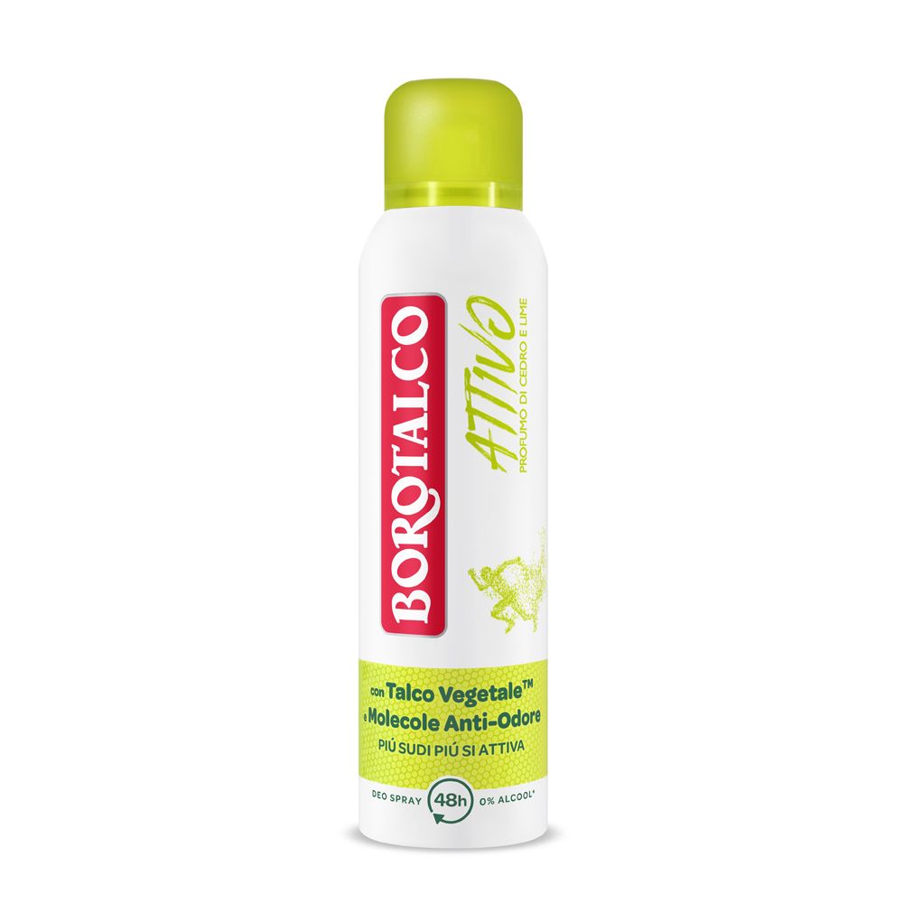 Borotalco Deodorante Attivo Giallo Spray (150ML)