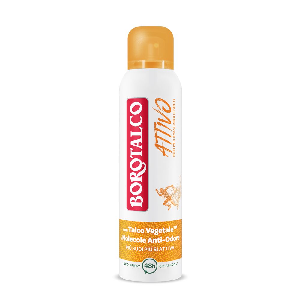 Borotalco Deodorante Attivo Arancione Spray (150ML)