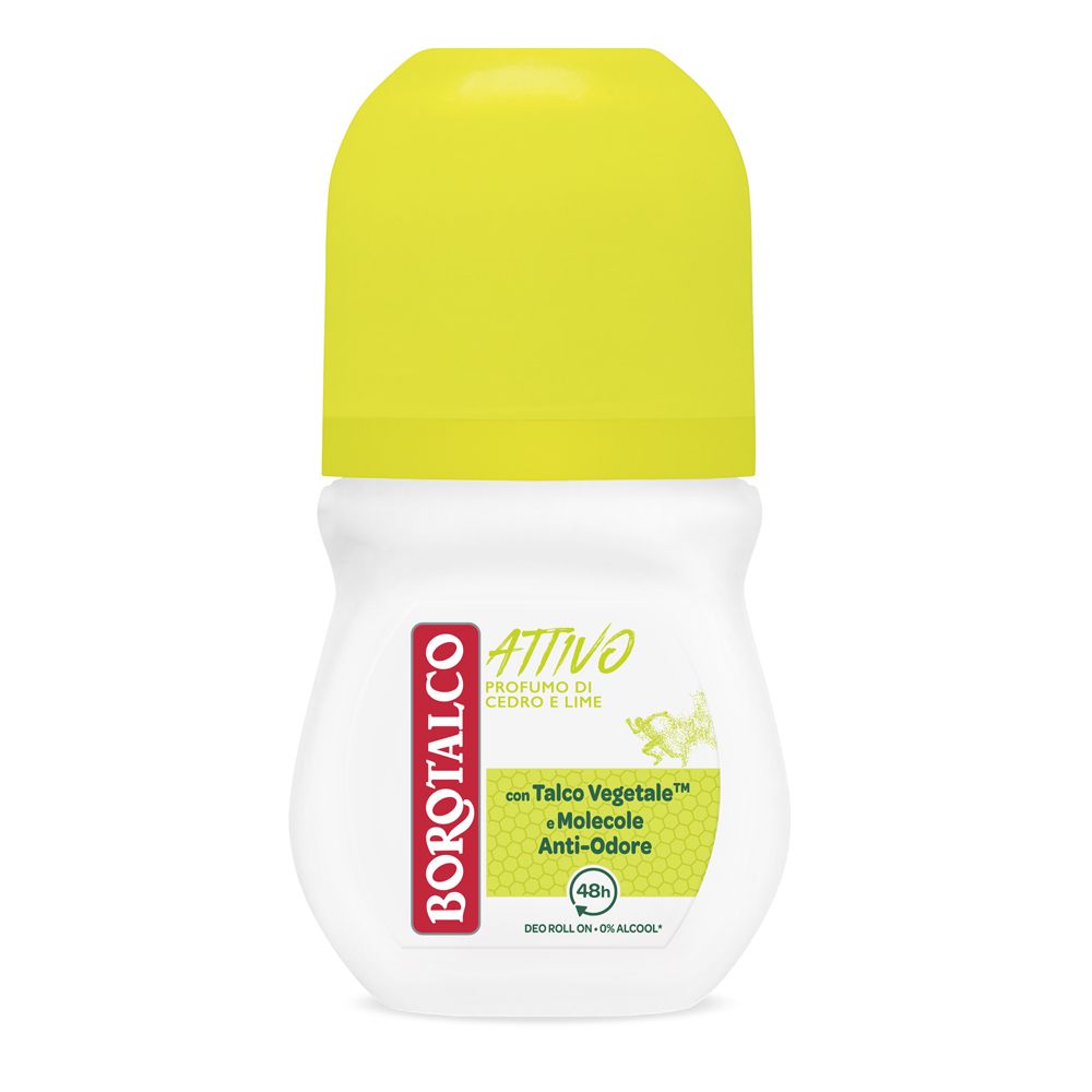 Borotalco Deodorante Attivo Giallo Roll On (50ML)