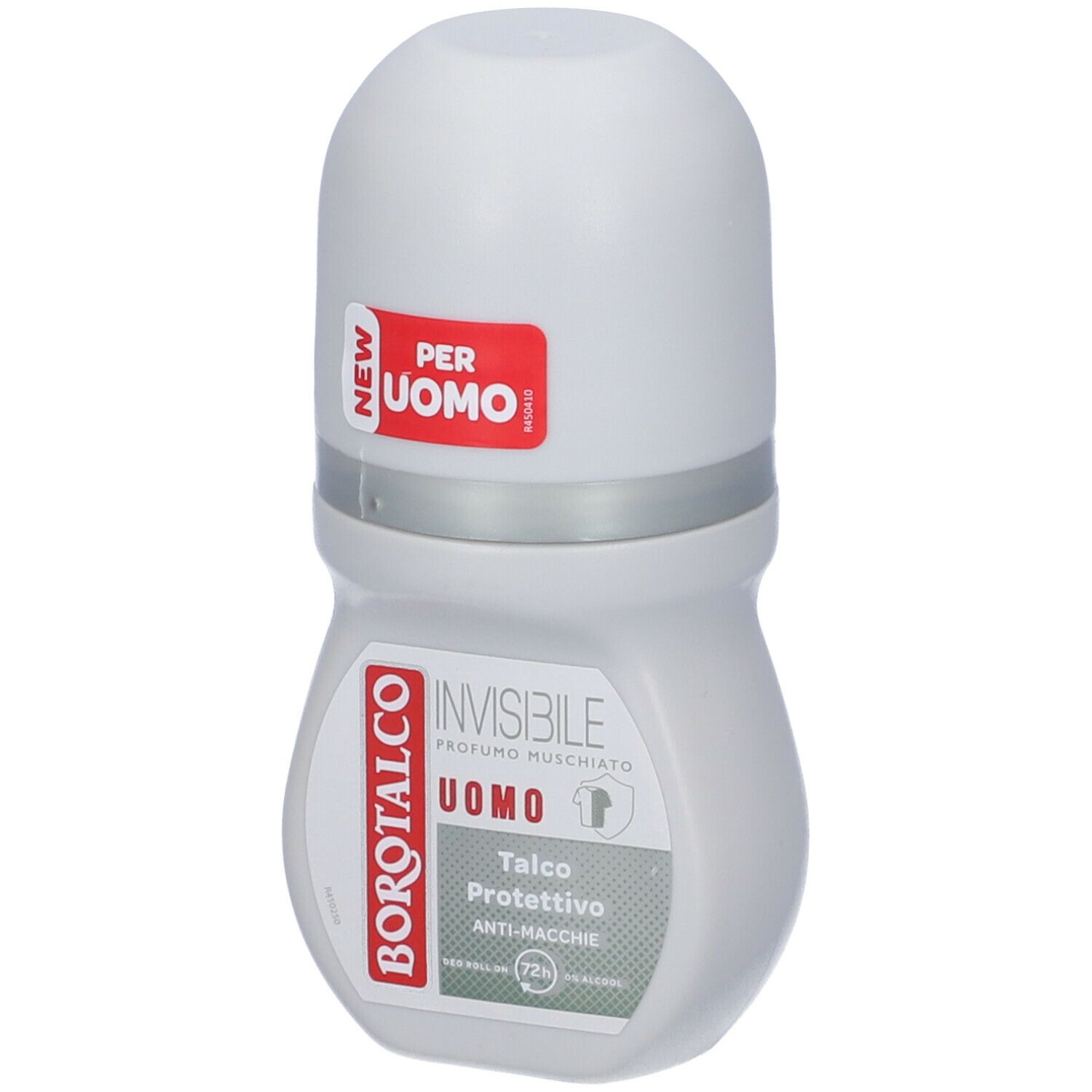 Borotalco Uomo Invisibile Anti-Macchie Profumo Muschiato Roll On