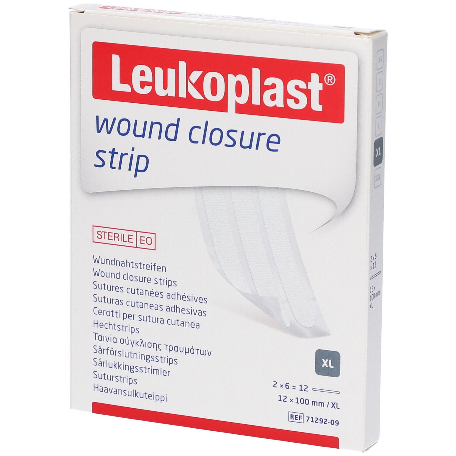 Cerotto Leukoplast Wound Closure Strip 12X100Mm 2 Buste X  6 Cerotti Ciascuna