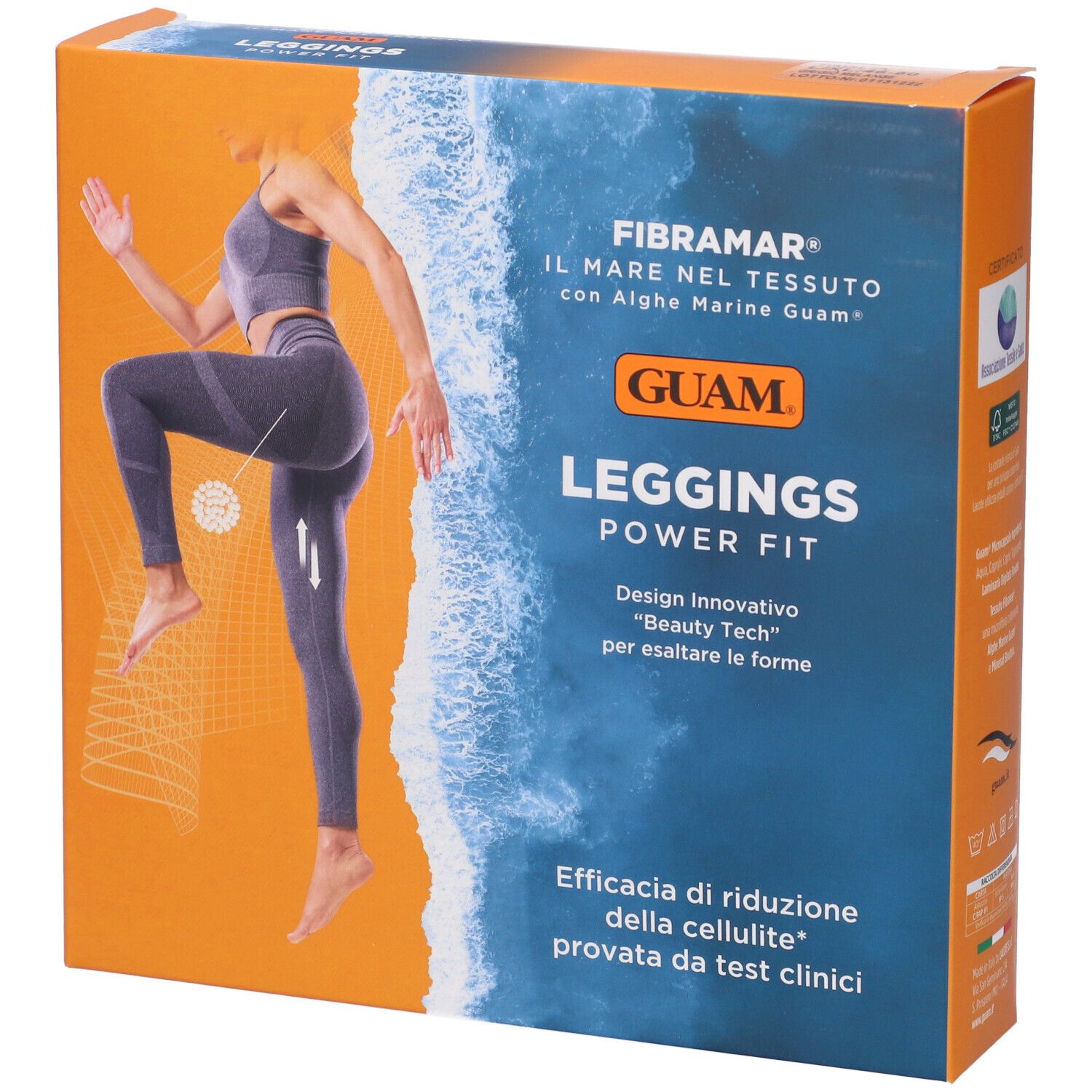 Guam Leggings Fibramar Power Fit Grigio L/XL