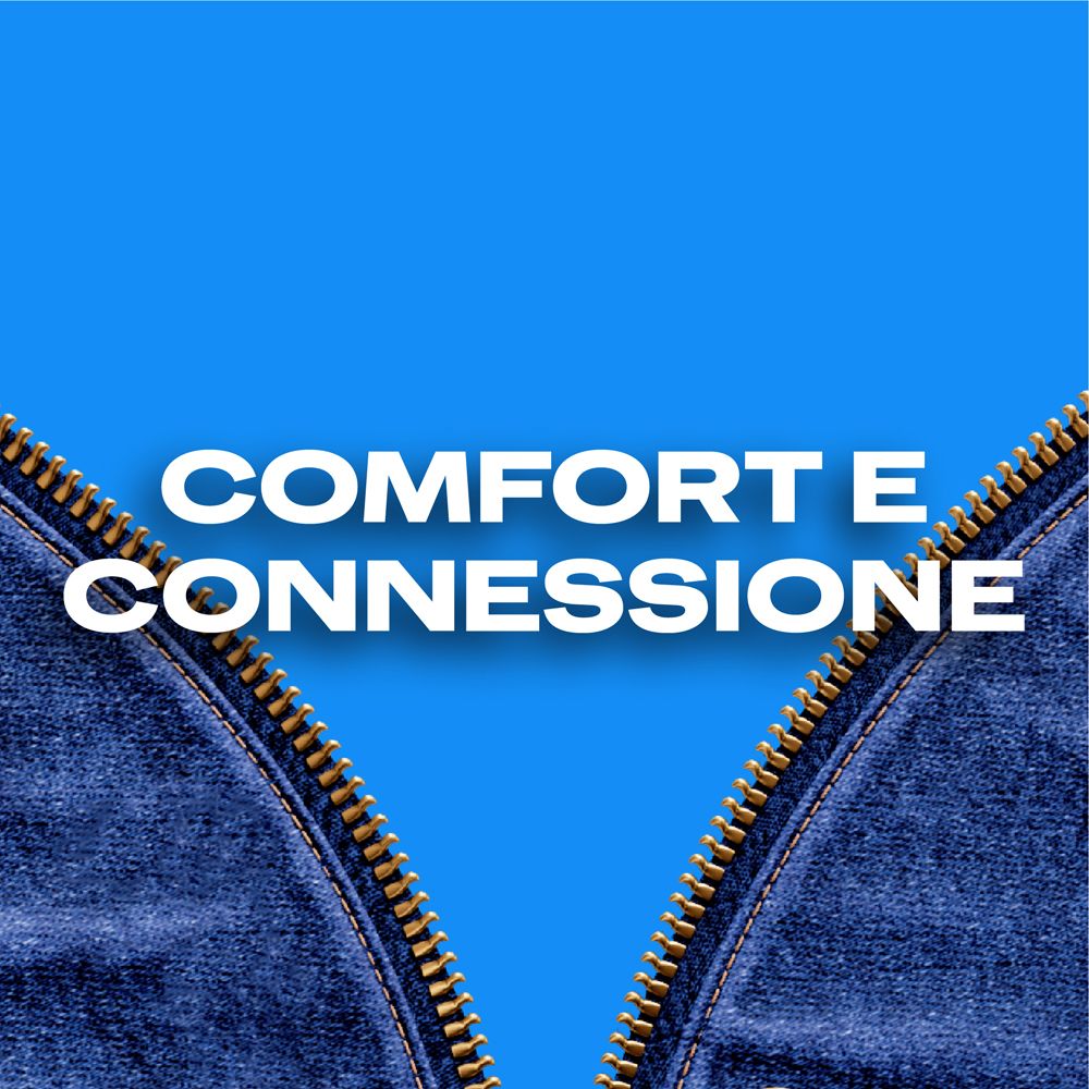 Preservativo blu con forma Easy-On e serbatoio.