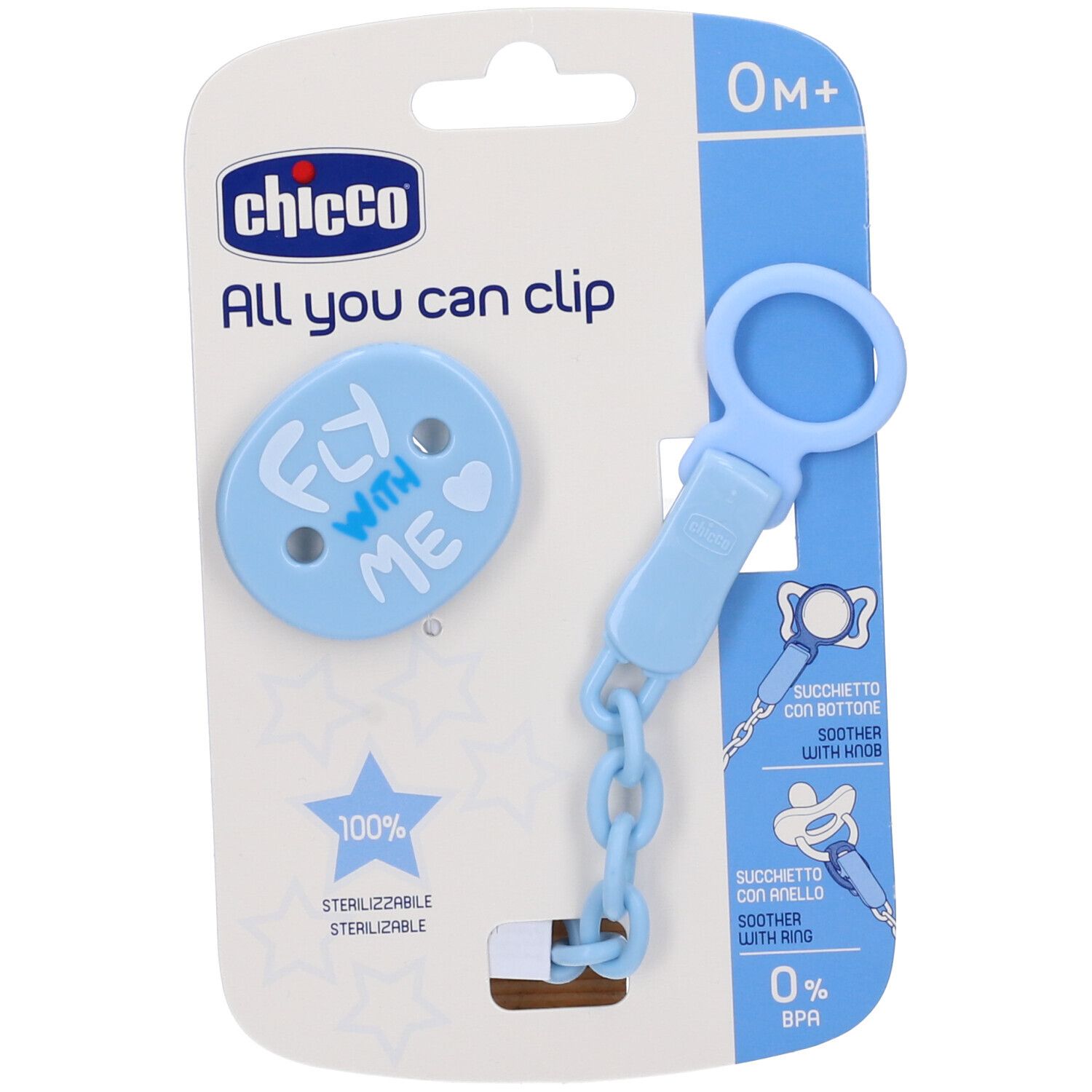Chicco Clip Universale Azzurra