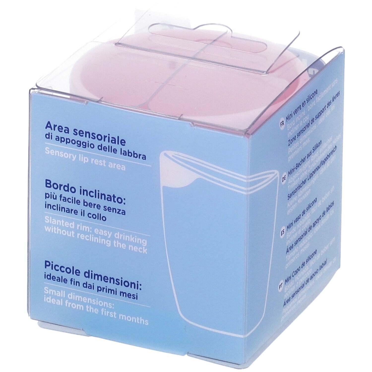 Chicco Biberon Silicone Rosa 6 Mesi+