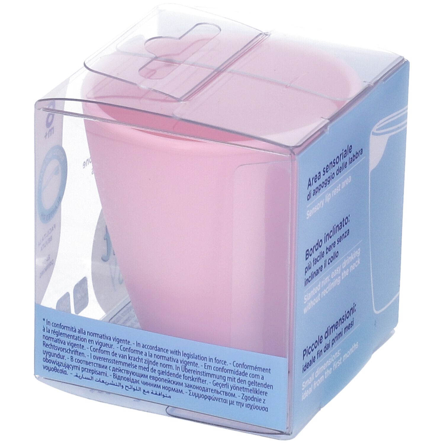 Chicco Biberon Silicone Rosa 6 Mesi+