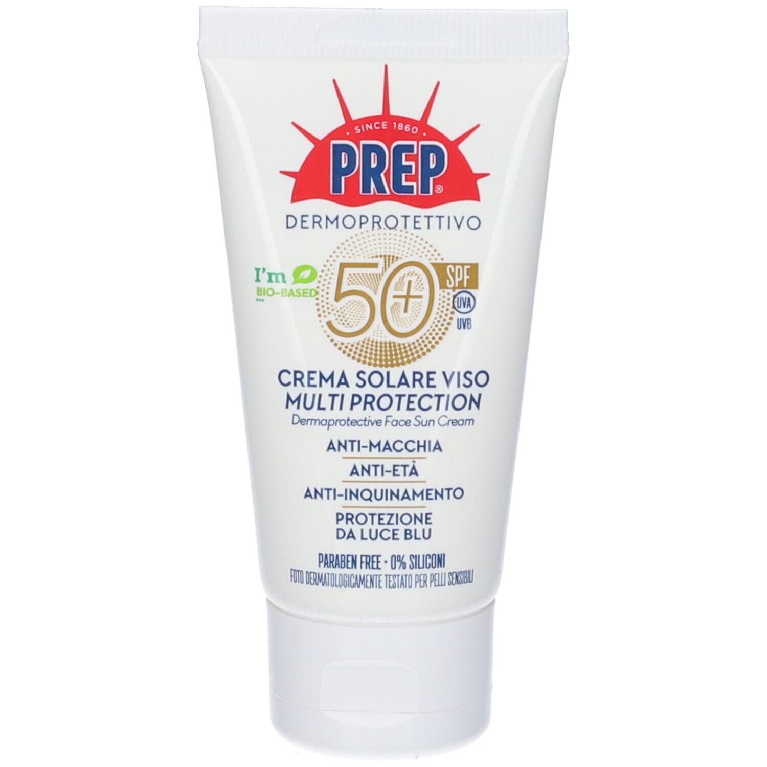 PREP Dermoprotettivo Crema Solare Viso Multi Protection SPF50+