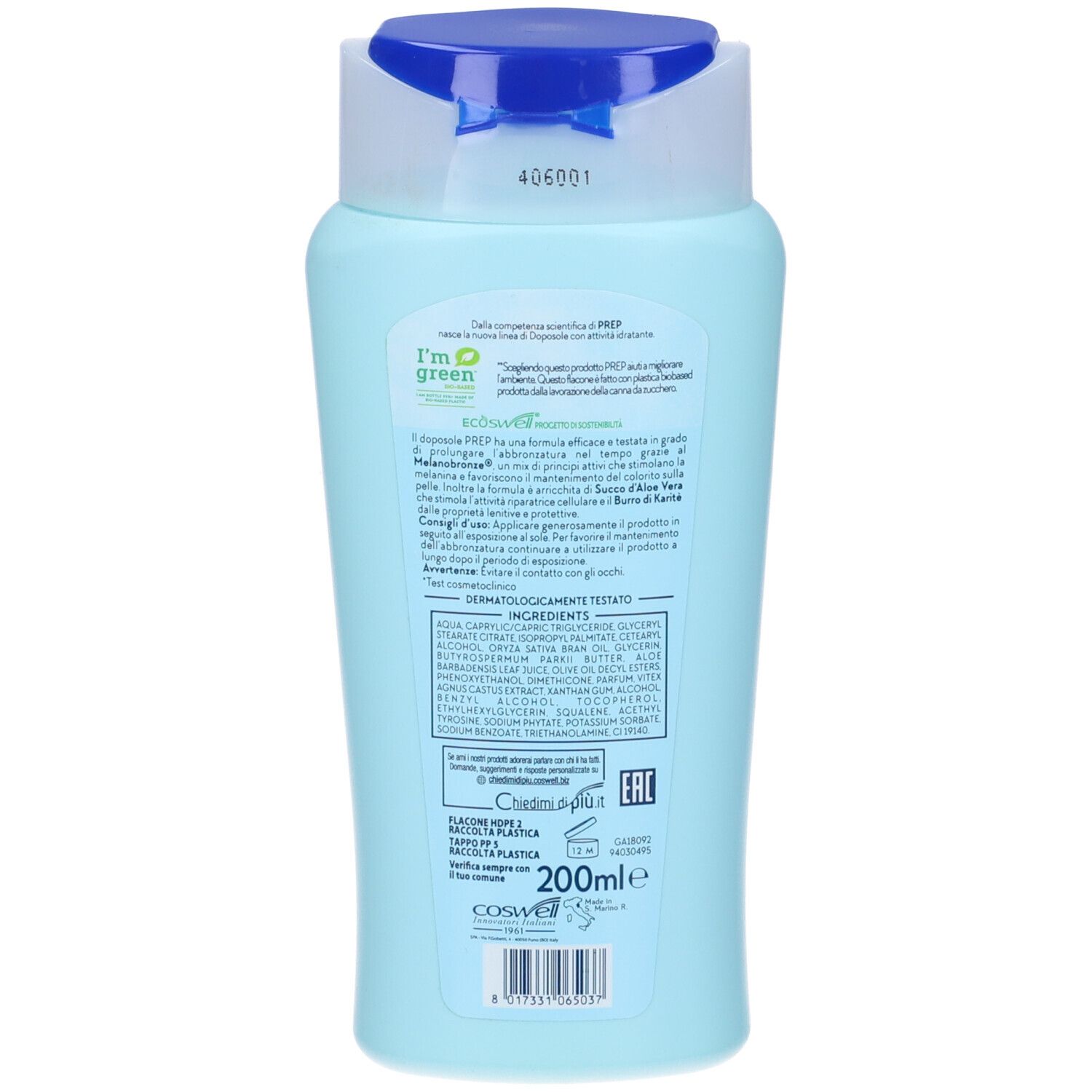 Prep Doposole Abbronzatura Prolungata 200 Ml