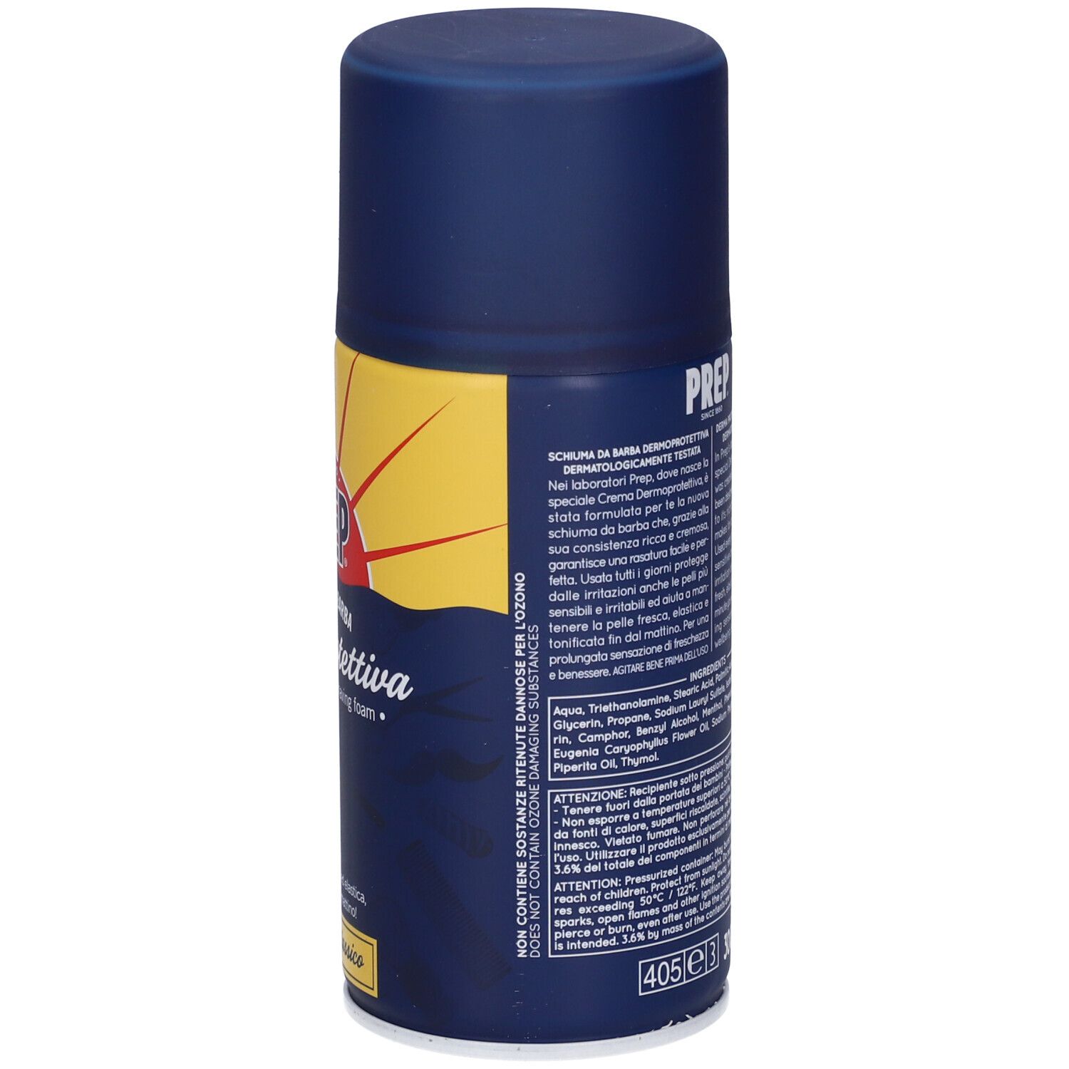 Prep Schiuma Barba Dermoprotettiva Profumo Classico 300 Ml