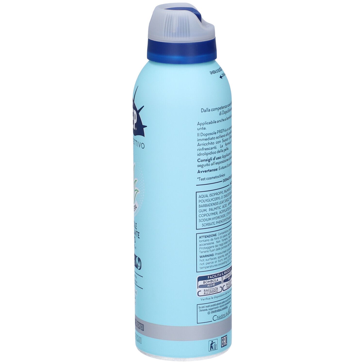 Prep Spray Doposole Idratante Aloe Bov 150 Ml