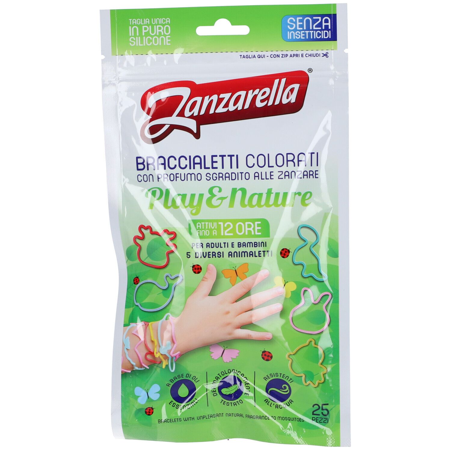 Zanzarella Braccialetti Paly&Nature 25 Pezzi