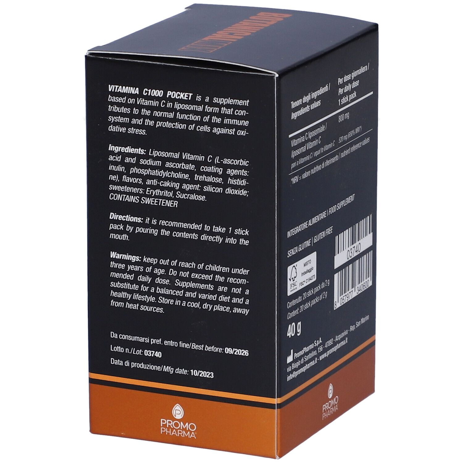Botanical Mix® Vitamina C1000 Pocket Stick