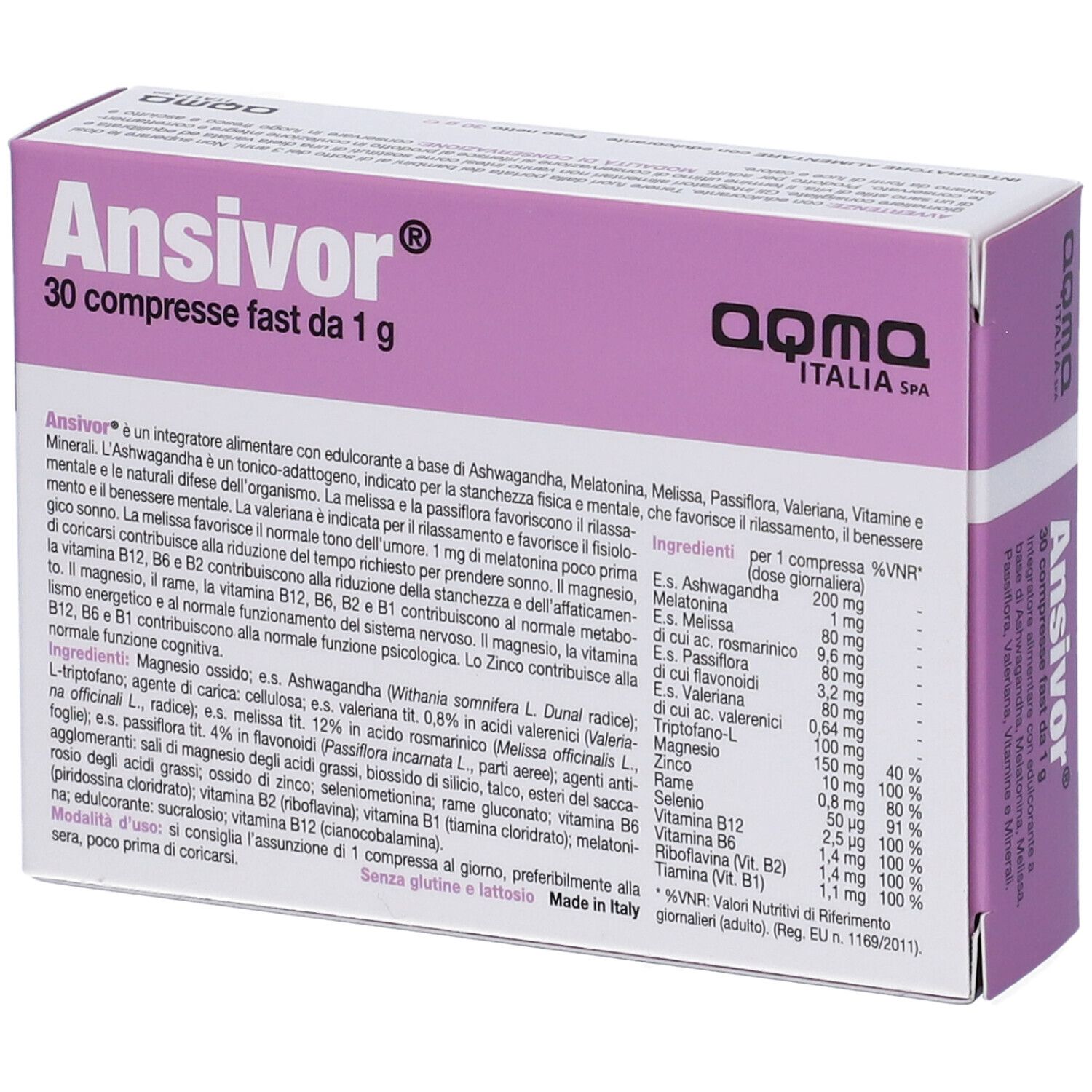 Ansivor 30 Compresse Fast