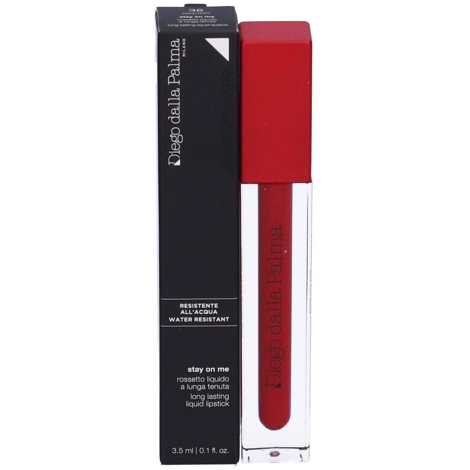 Diego dalla Palma Rossetto Liquido Lunga Tenuta Tonalità 38 Rosso