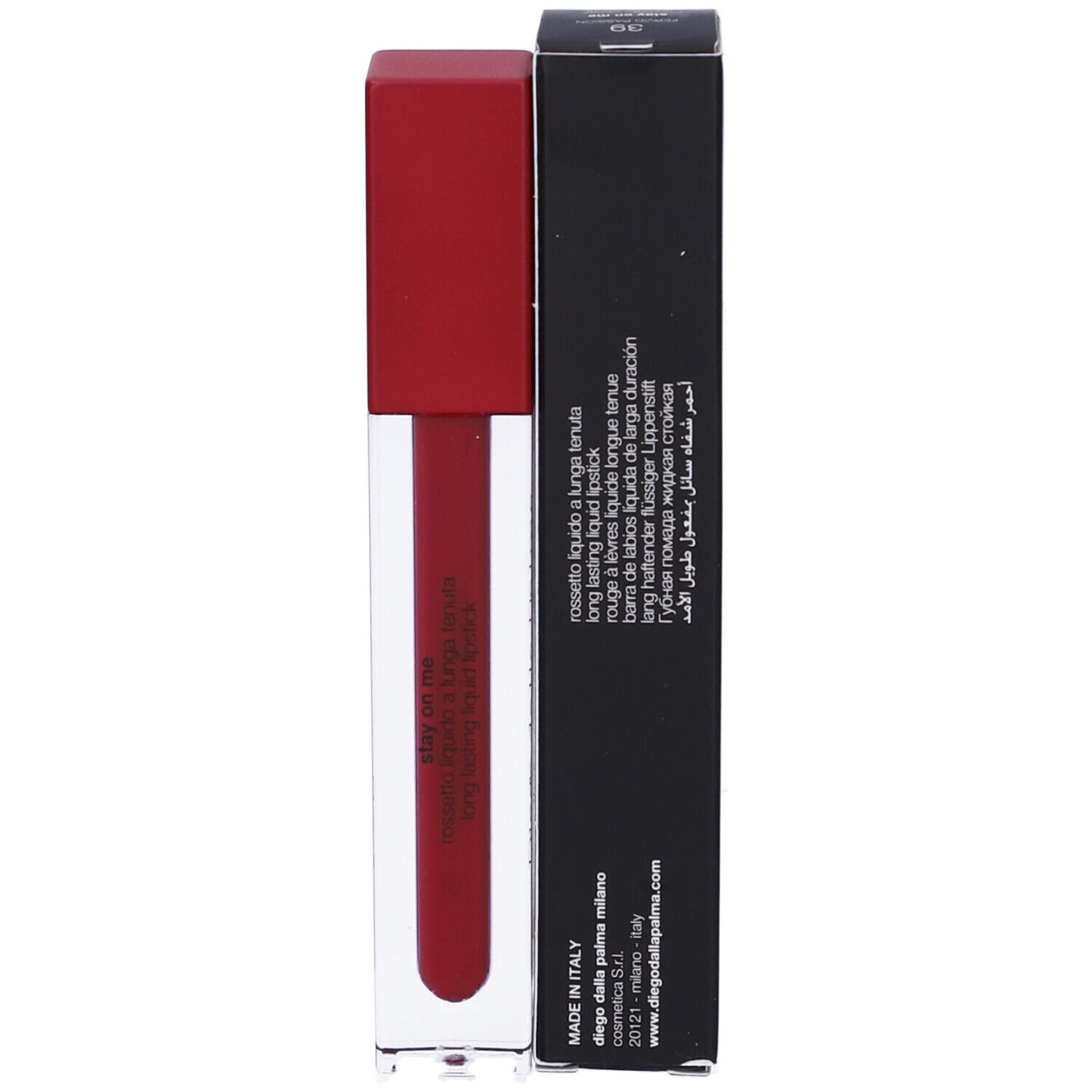 Diego dalla Palma Rossetto Liquido Lunga Tenuta Tonalità 39 Rosso Ciliegia