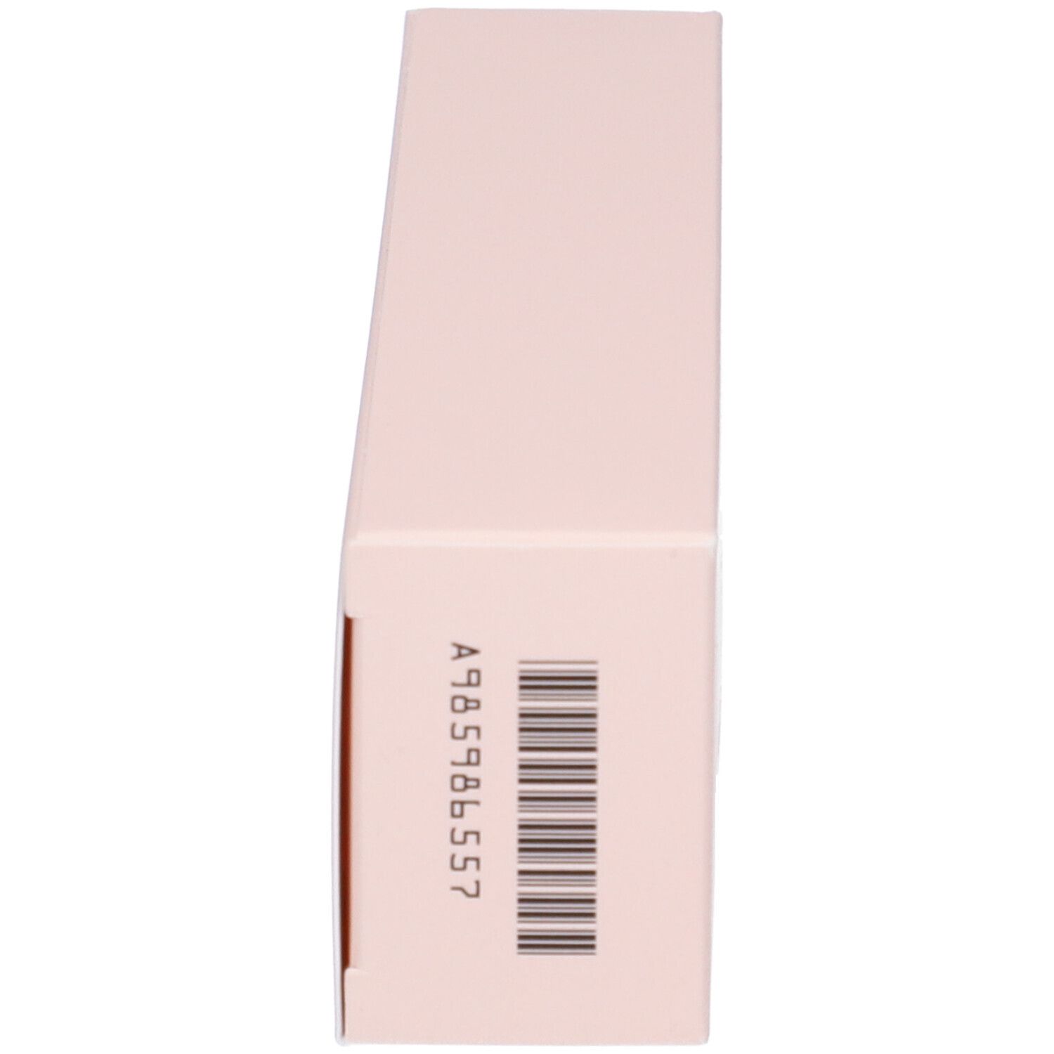 Confezione rosa. Codice a barre e testo: A 985986557.