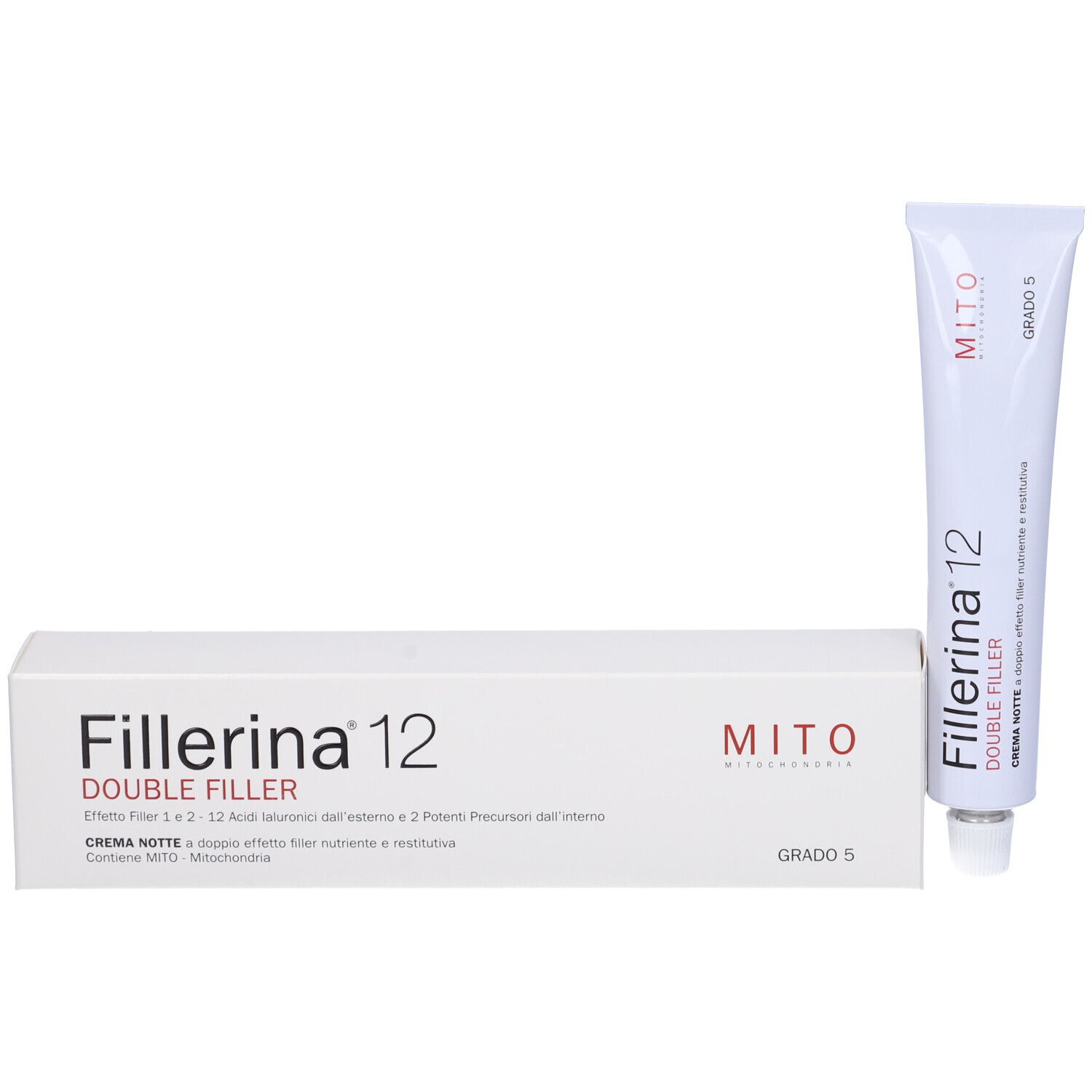 Fillerina 12 Double Filler Mito Base Night Cream Grado 5