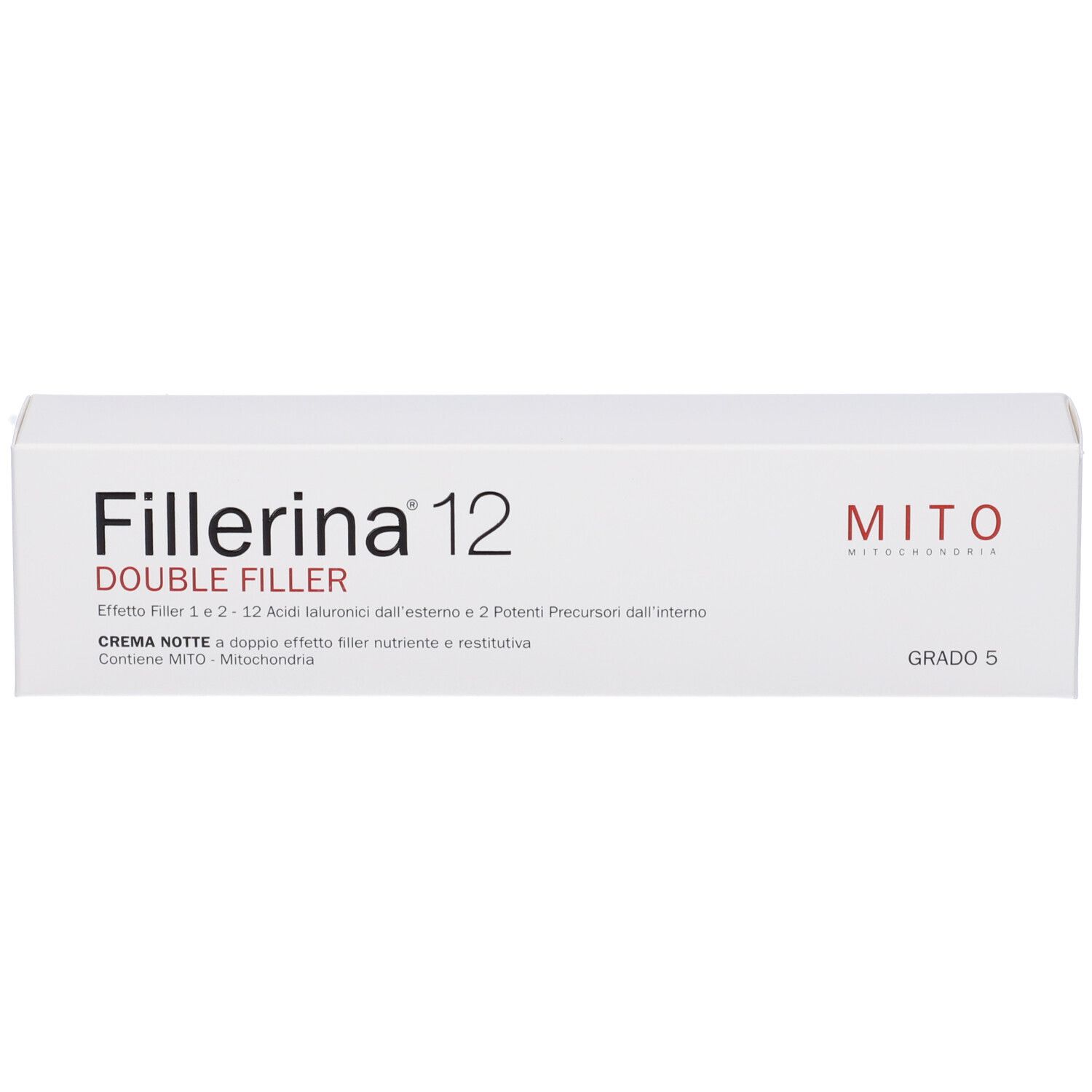 Fillerina 12 Double Filler Mito Base Night Cream Grado 5