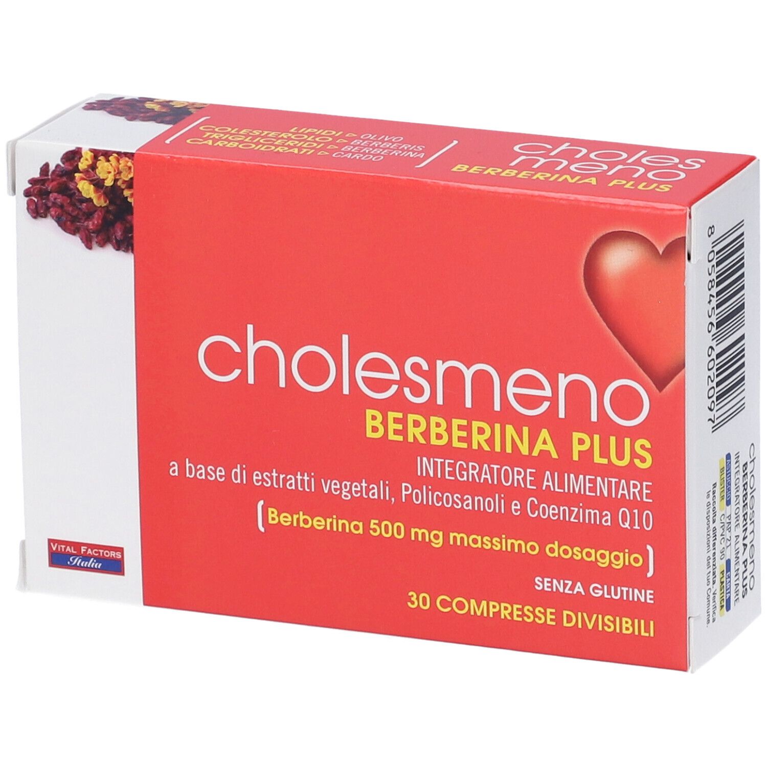 Cholesmeno Berberina Plus 30 Compresse