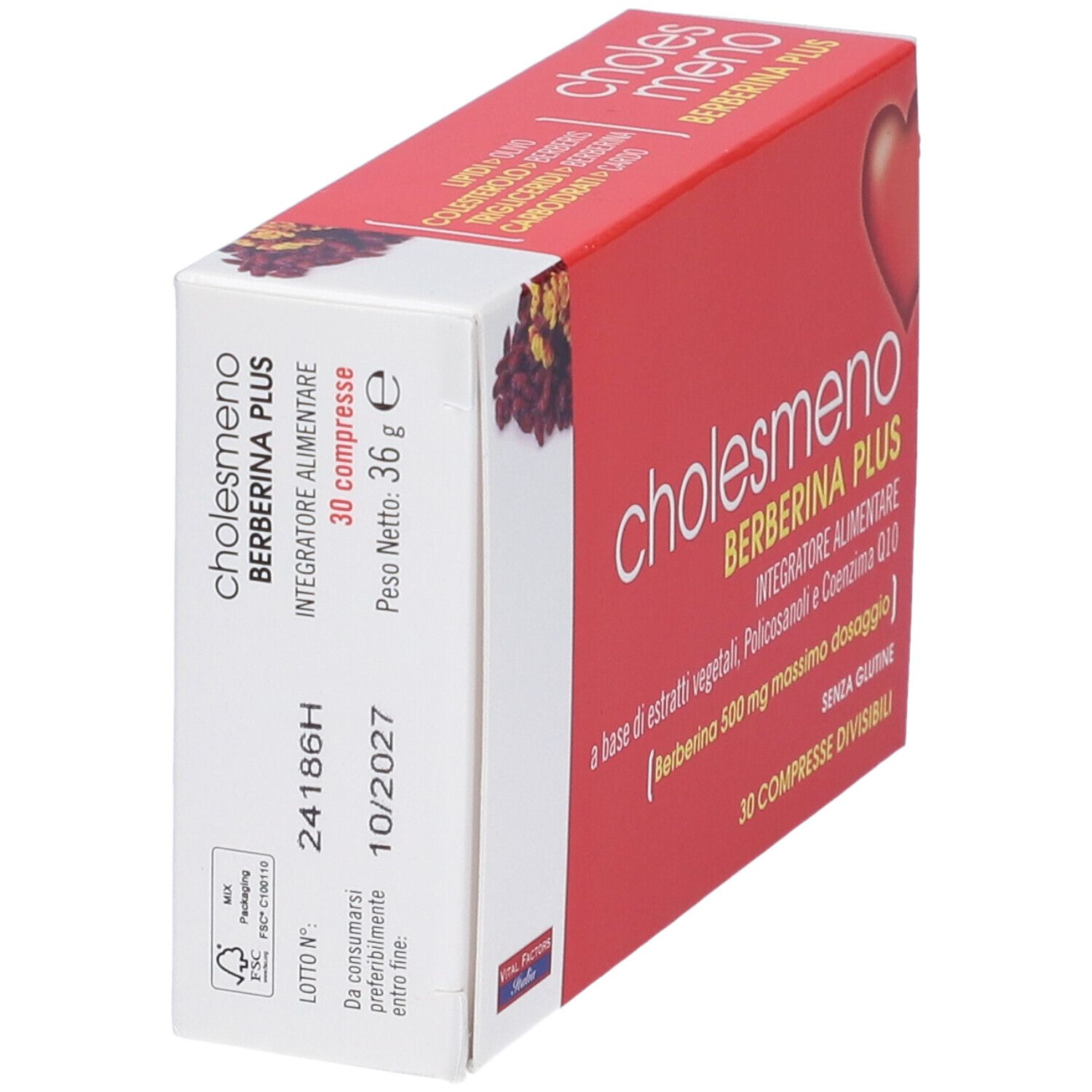 Cholesmeno Berberina Plus 30 Compresse