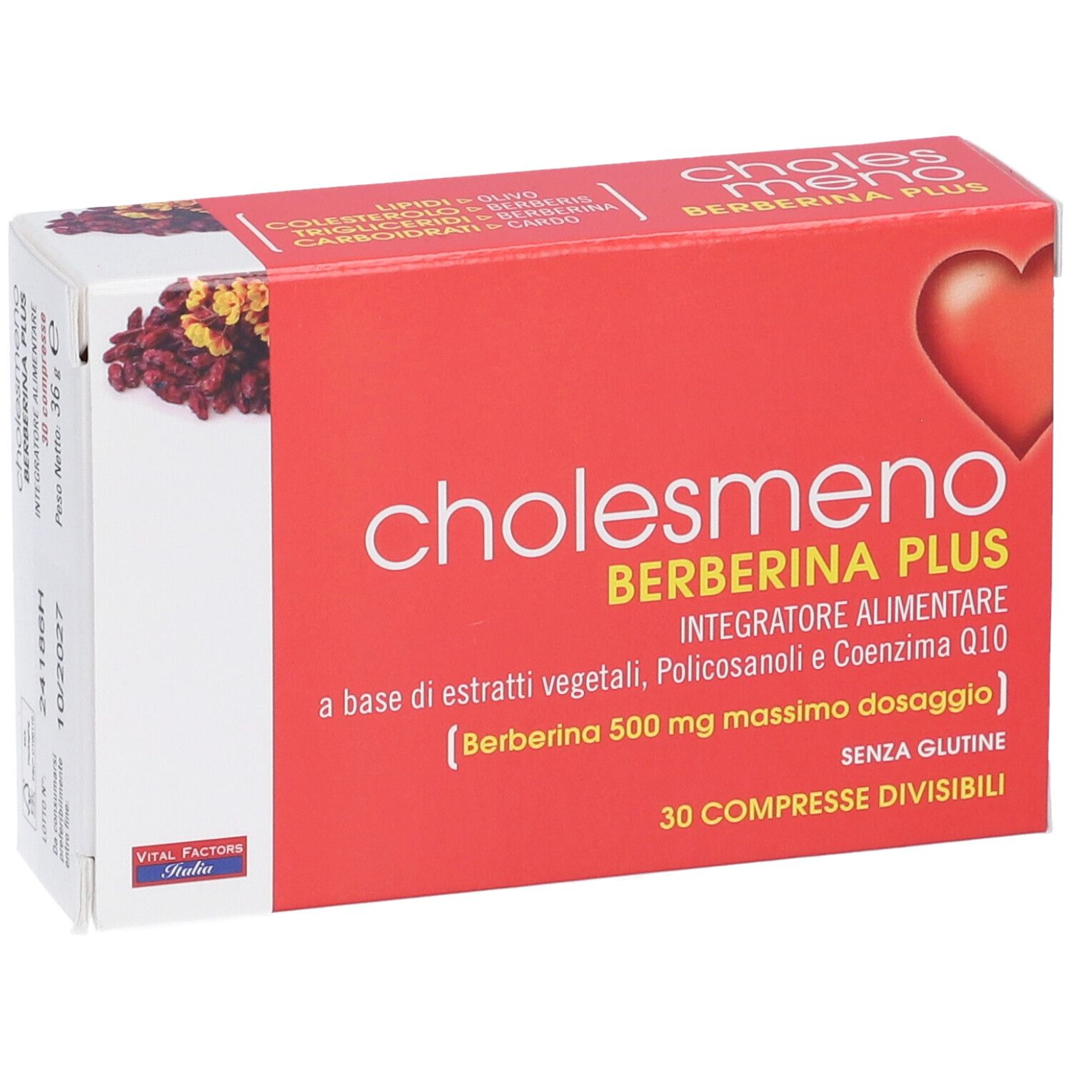 Cholesmeno Berberina Plus 30 Compresse