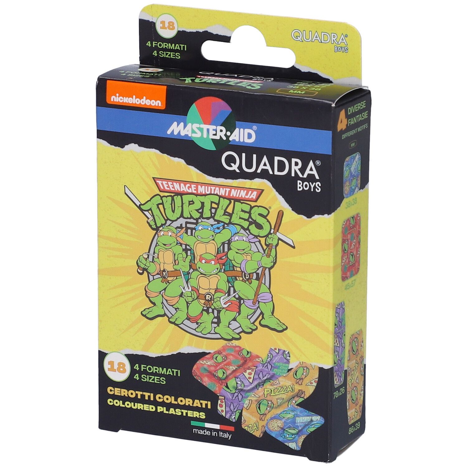 Master-Aid Cerotto Quadra Boys Ninja Turtles Assortiti