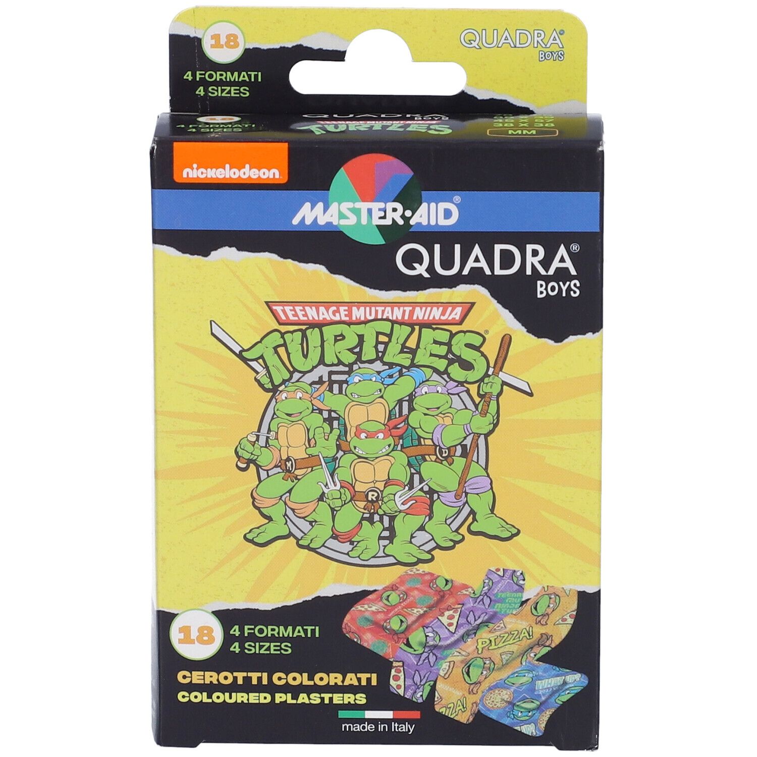 Master-Aid Cerotto Quadra Boys Ninja Turtles Assortiti