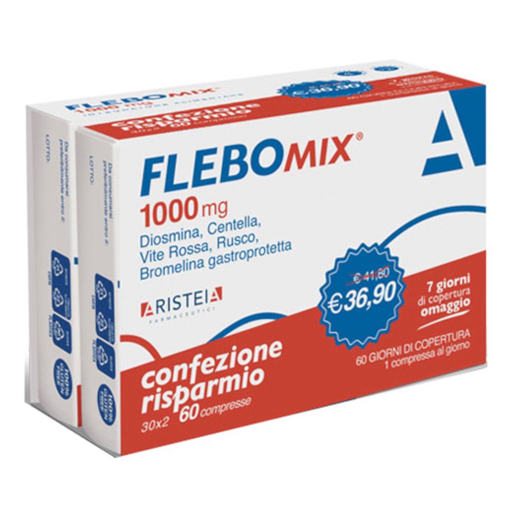 Flebomix 1000 Mg 60 Compresse Bi-Pack
