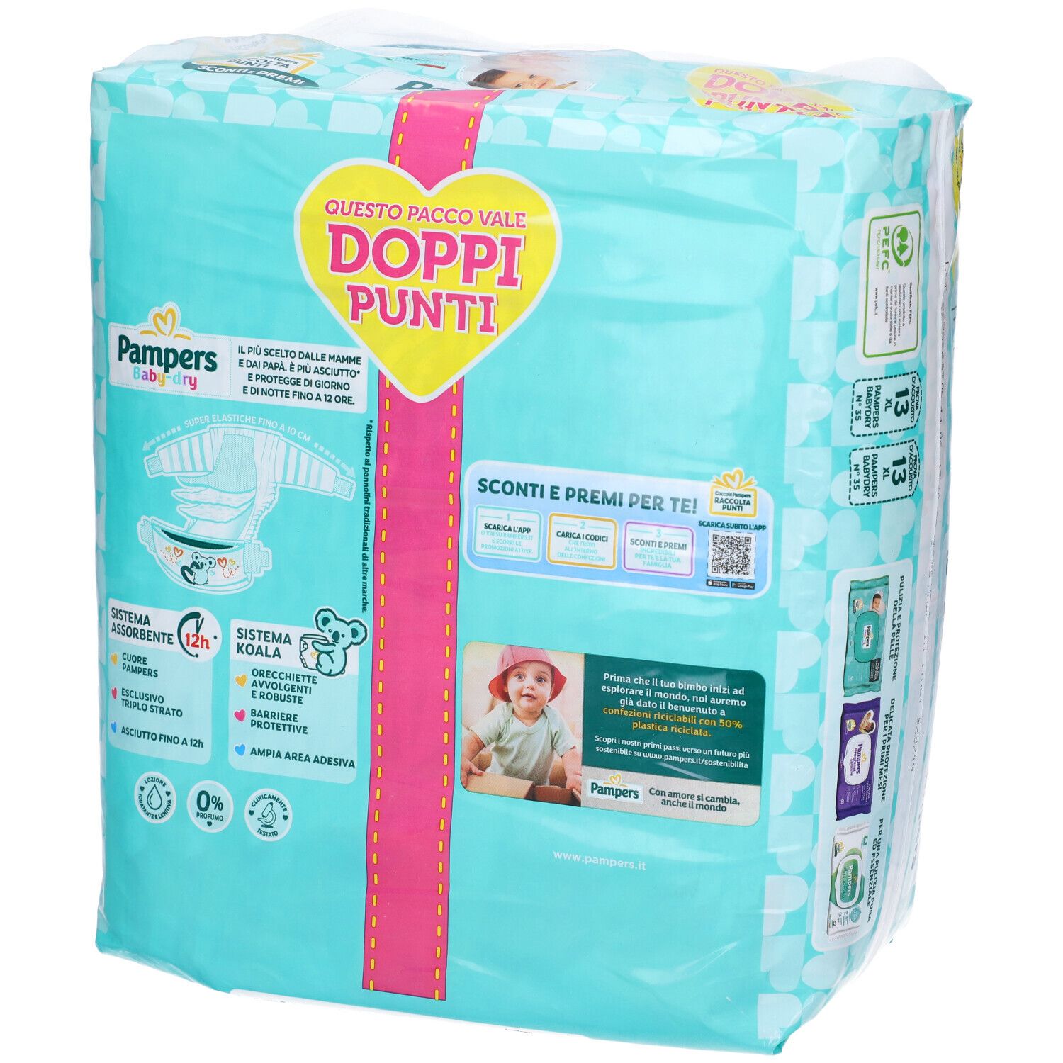 Pampers Baby Dry New Born Pannolini Bambini Taglia 1 (2-5Kg) 24 Pezzi -  TuttoFarma