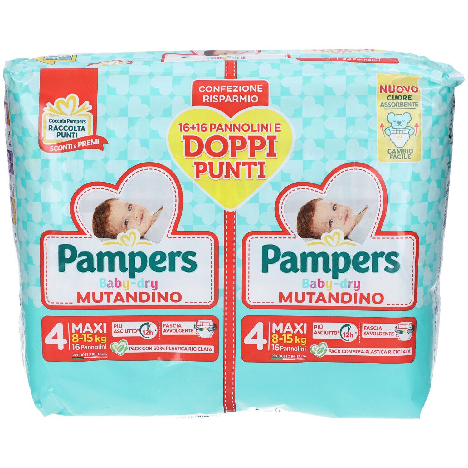 Pampers Baby Dry Mutandino 4 Maxi 32 pz