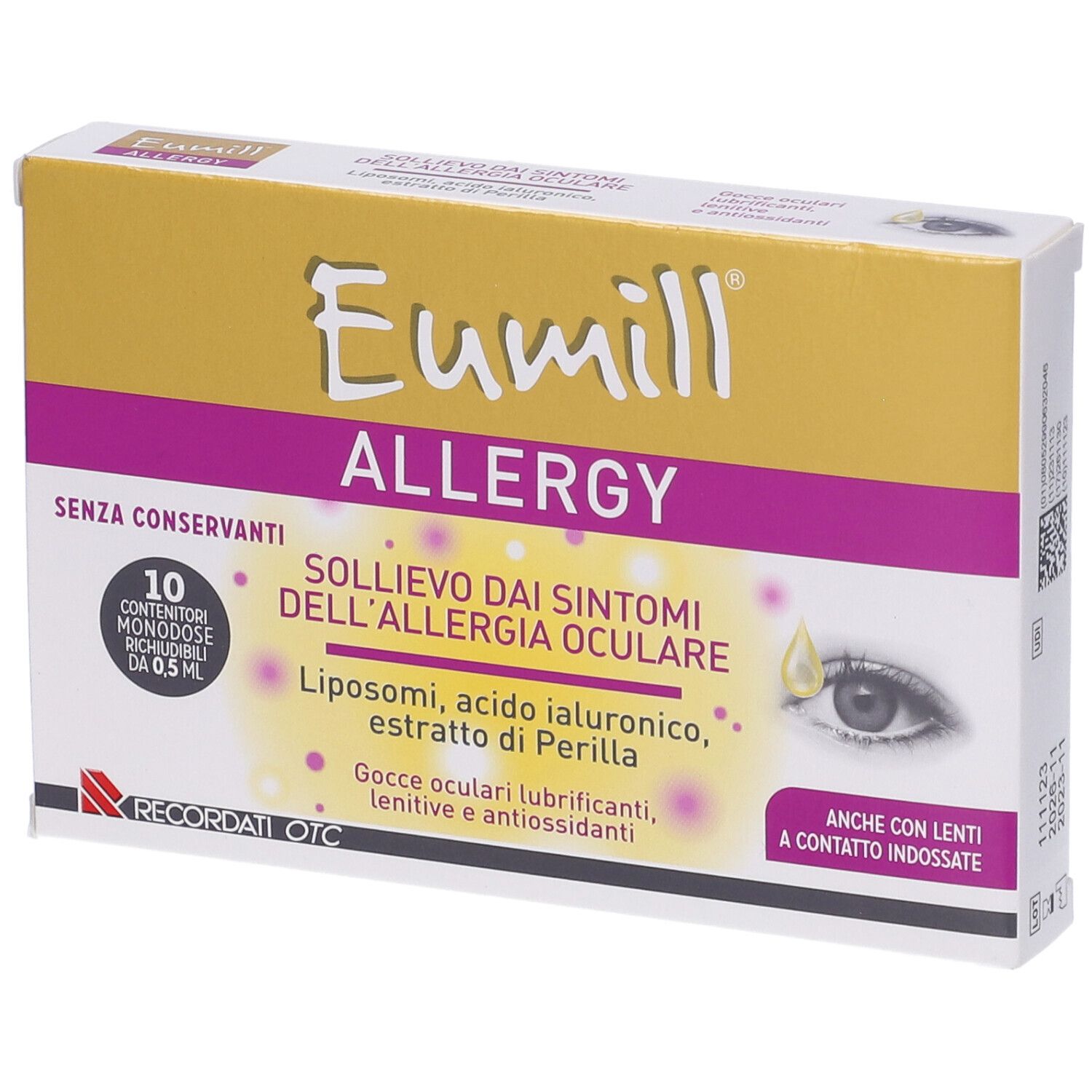 Eumill Allergy Gocce Oculari 10 Flaconcini Da 0,5 Ml