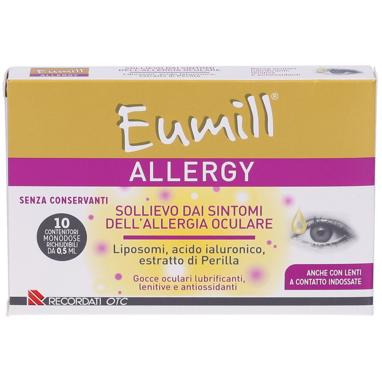 Eumill Allergy Gocce Oculari 10 Flaconcini Da 0,5 Ml