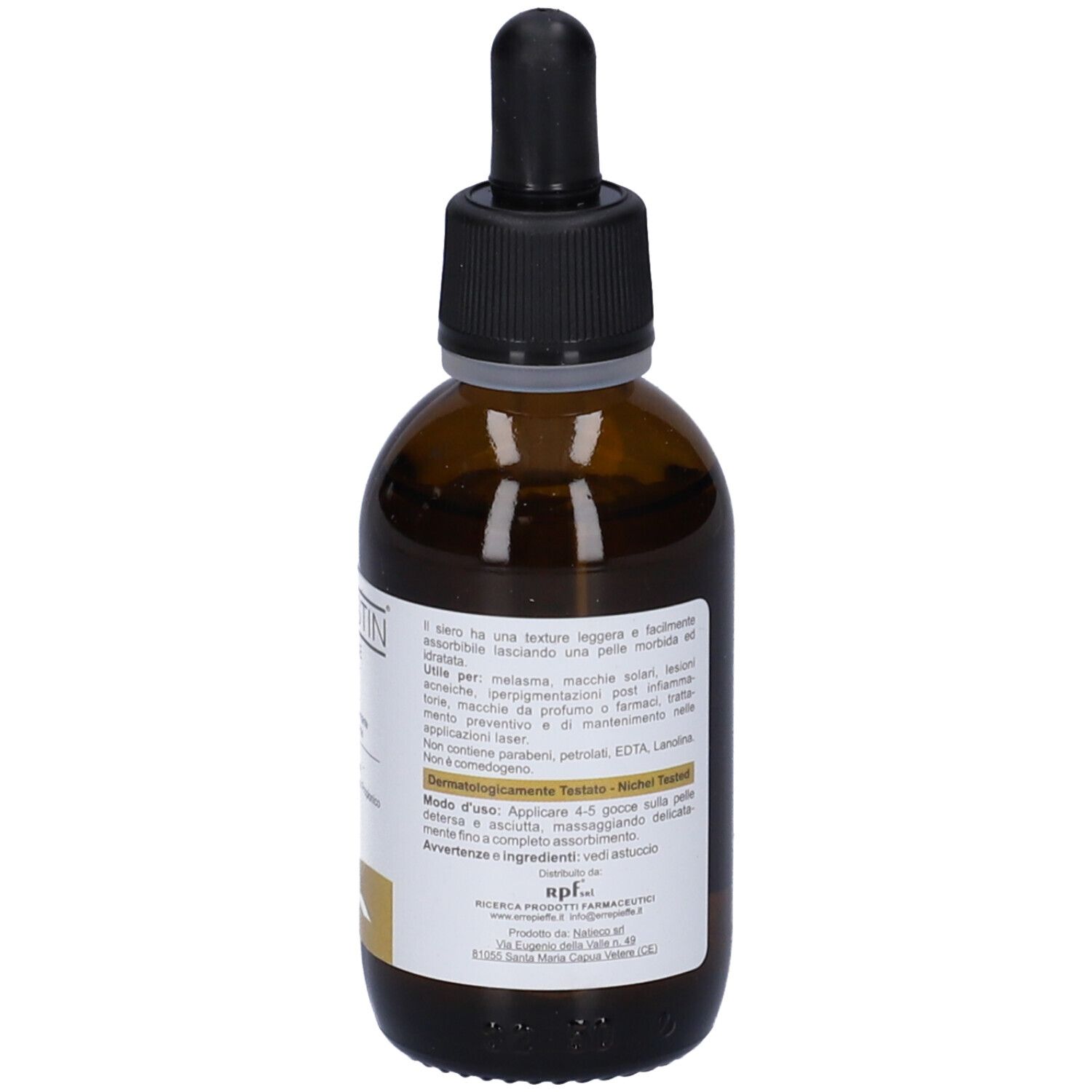 Idrastin Gocce Siero Antimacchie Schiarente Depigmentante Antiossidante Idratante 50 Ml