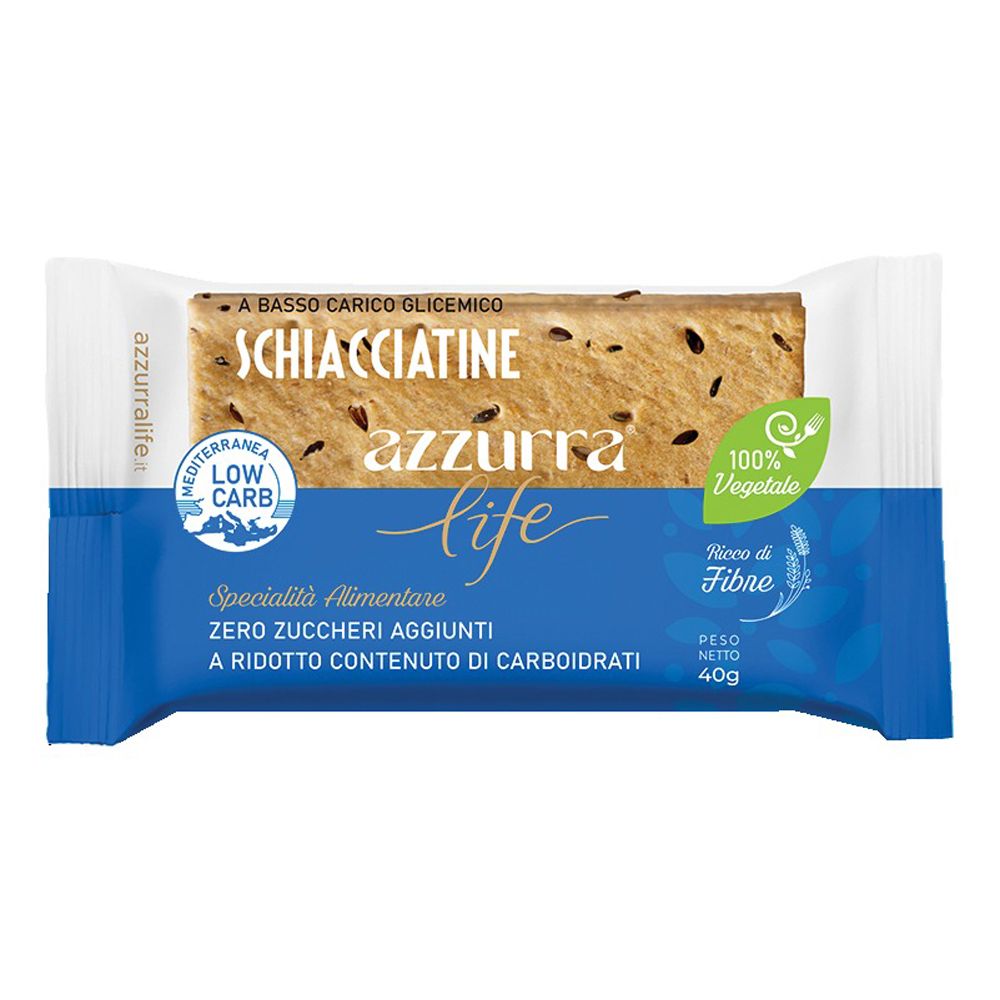 Azzurra Life Schiacciatine Semi Lino 40 G